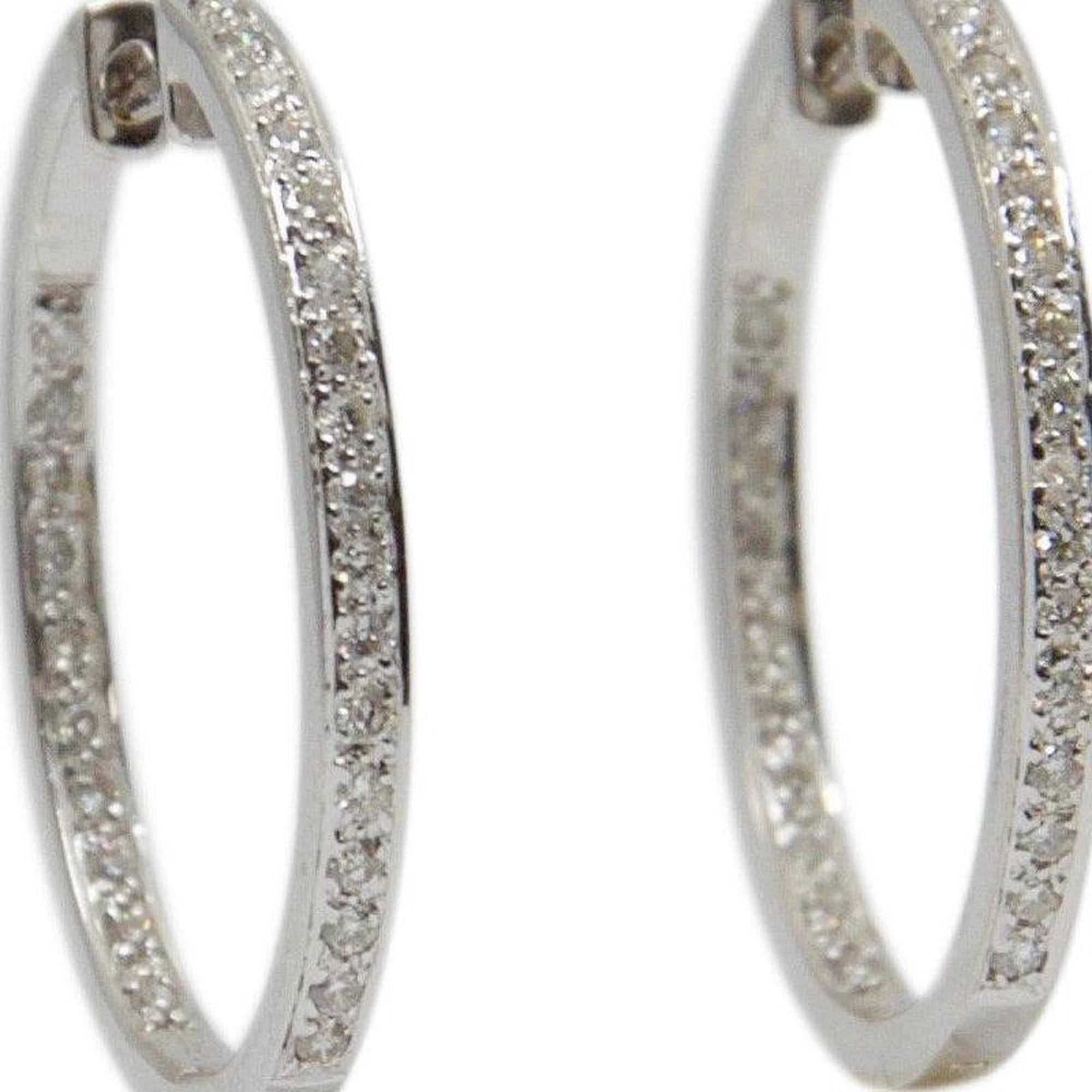 Diamond Hoop Earrings