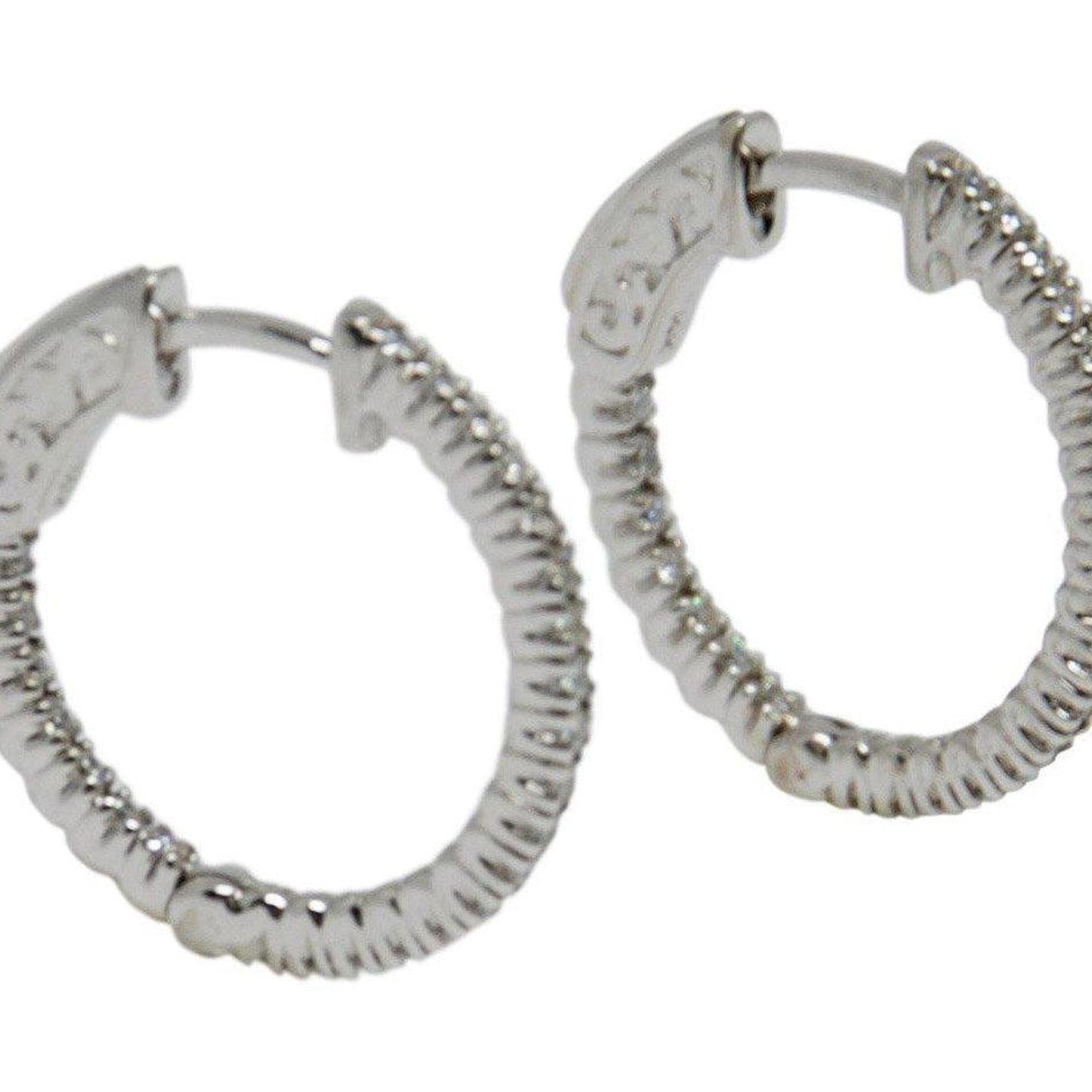 Diamond Hoop Earrings