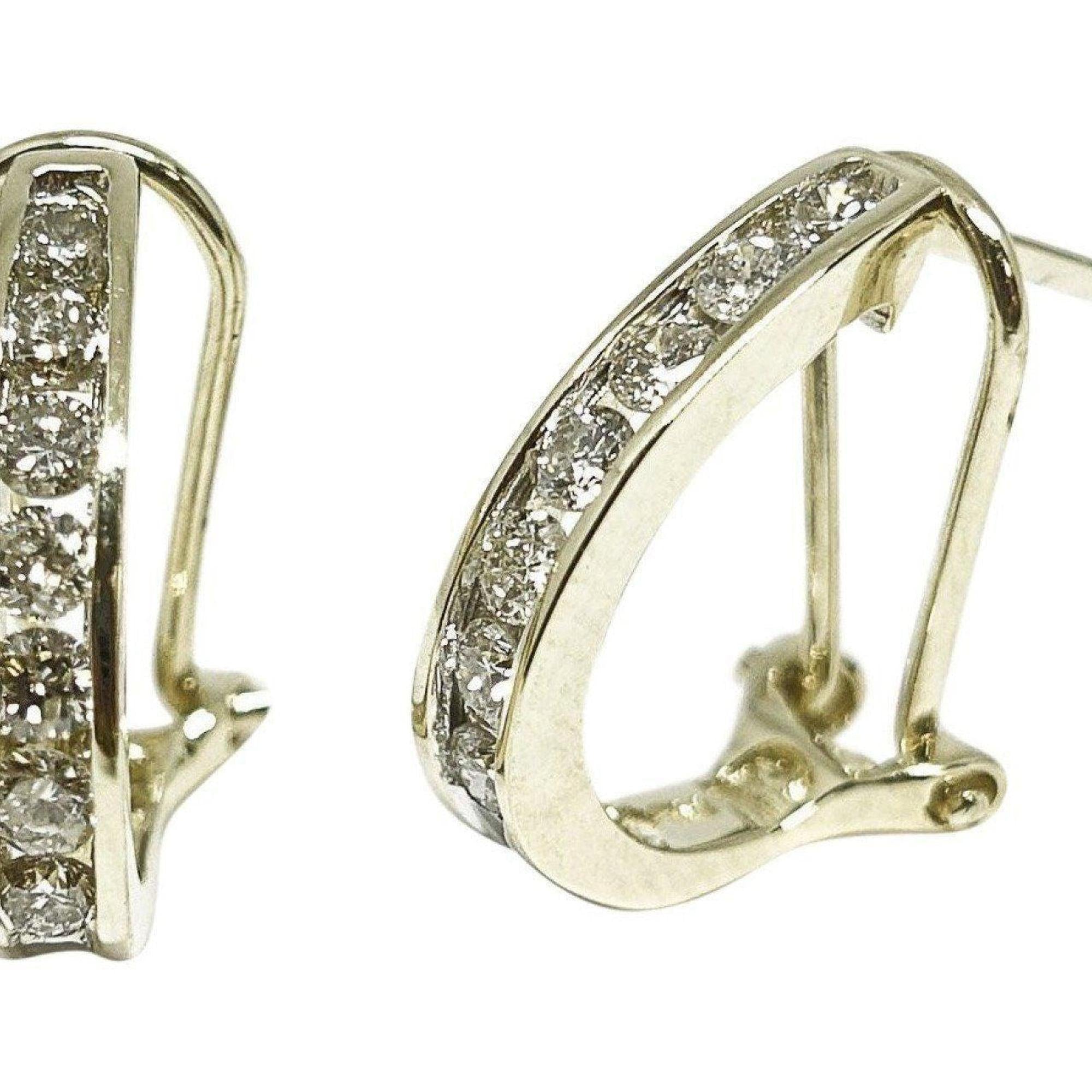 Diamond Hoop Earrings