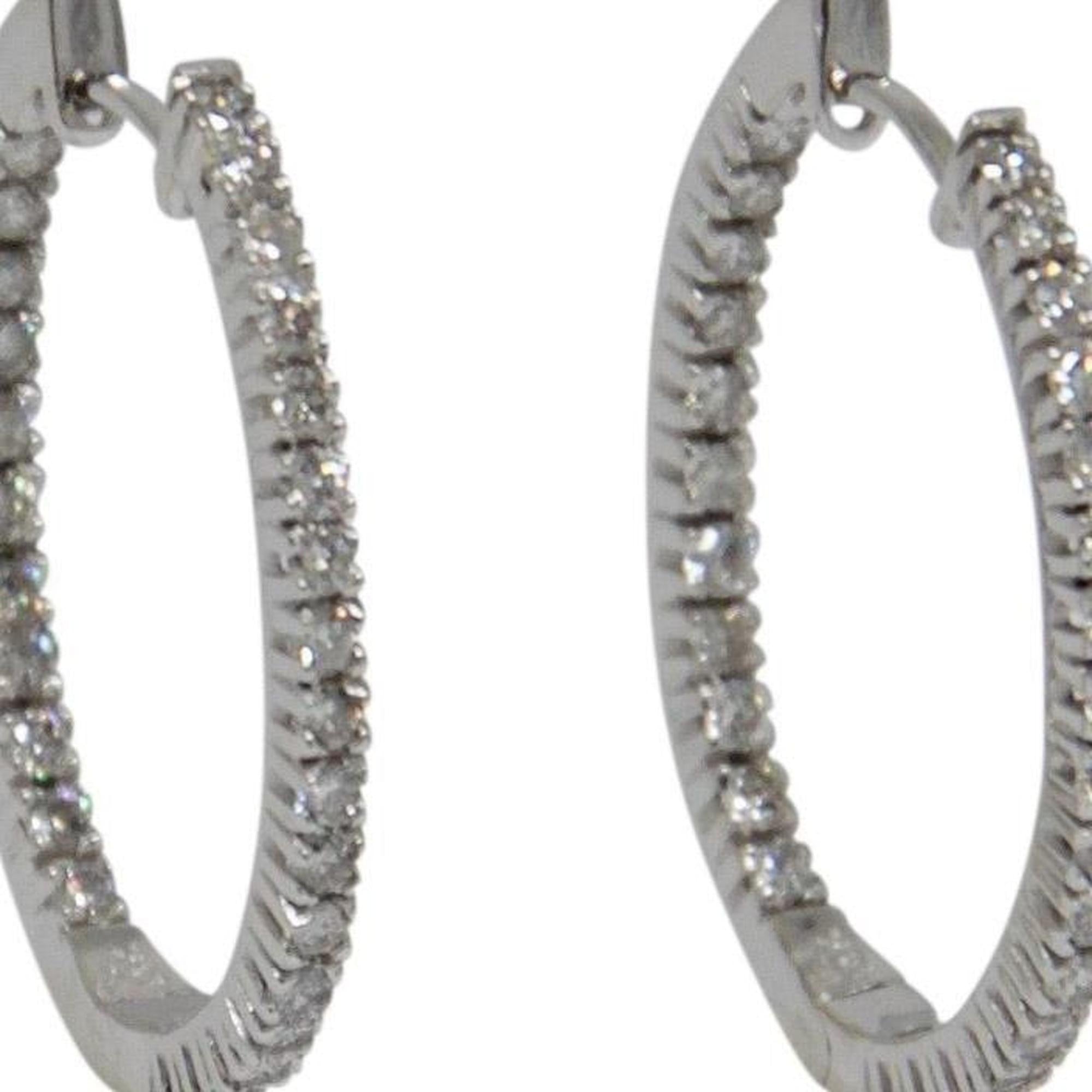 Diamond Hoop Earrings