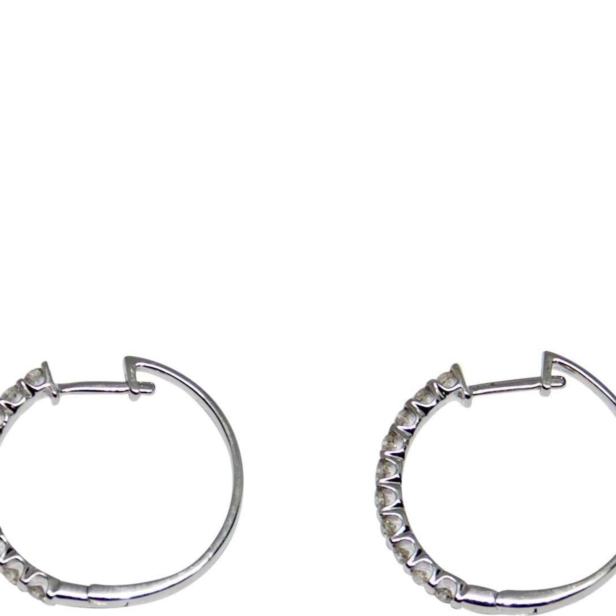 Diamond Hoop Earrings