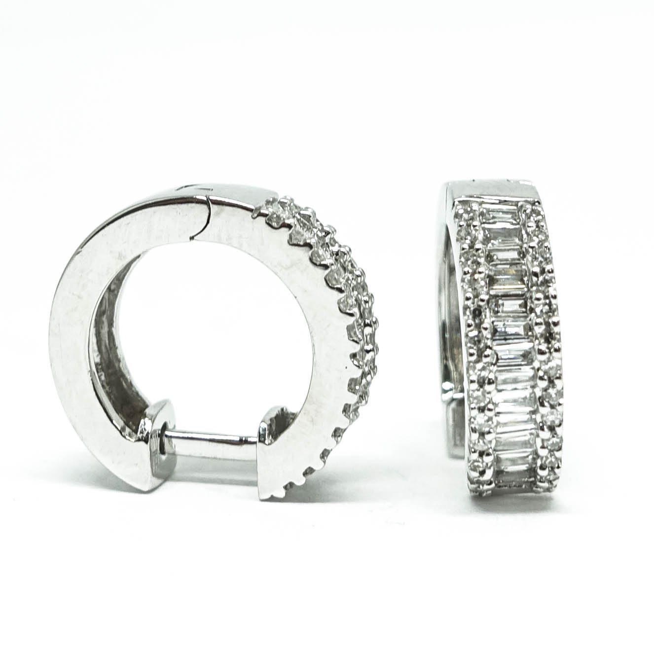 Diamond Huggy Earrings