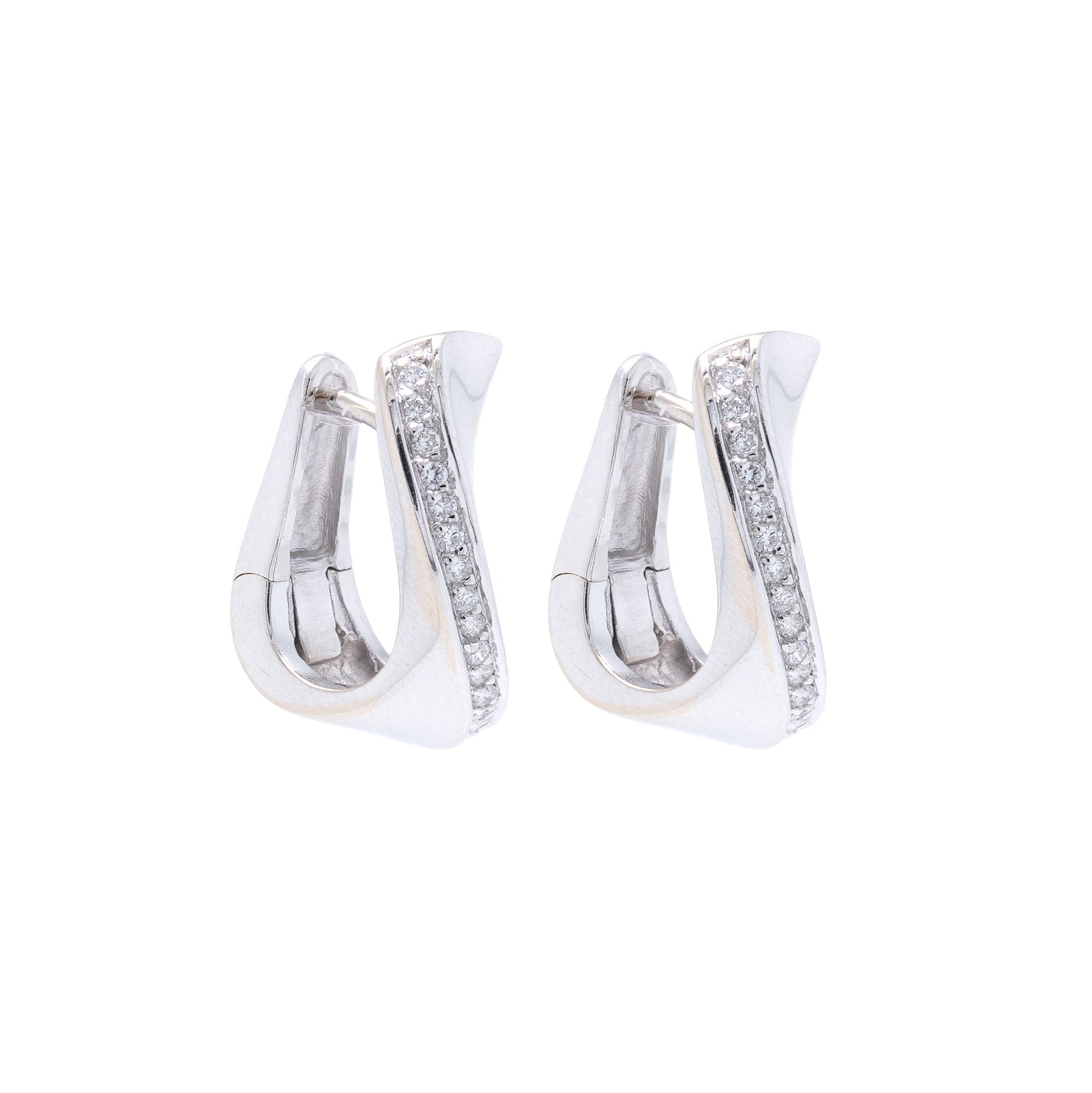 Diamond Huggy Earrings