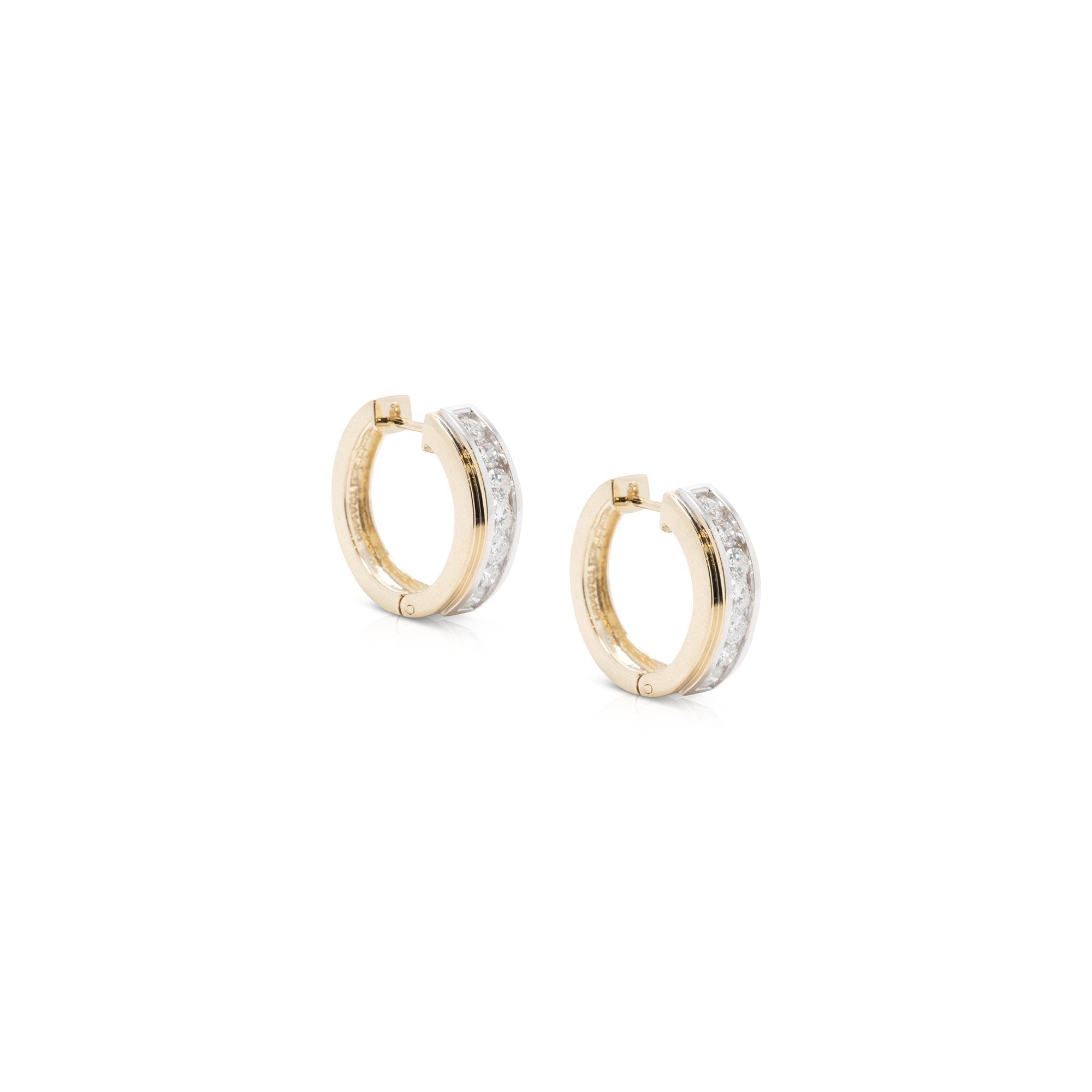 Diamond Huggy Earrings