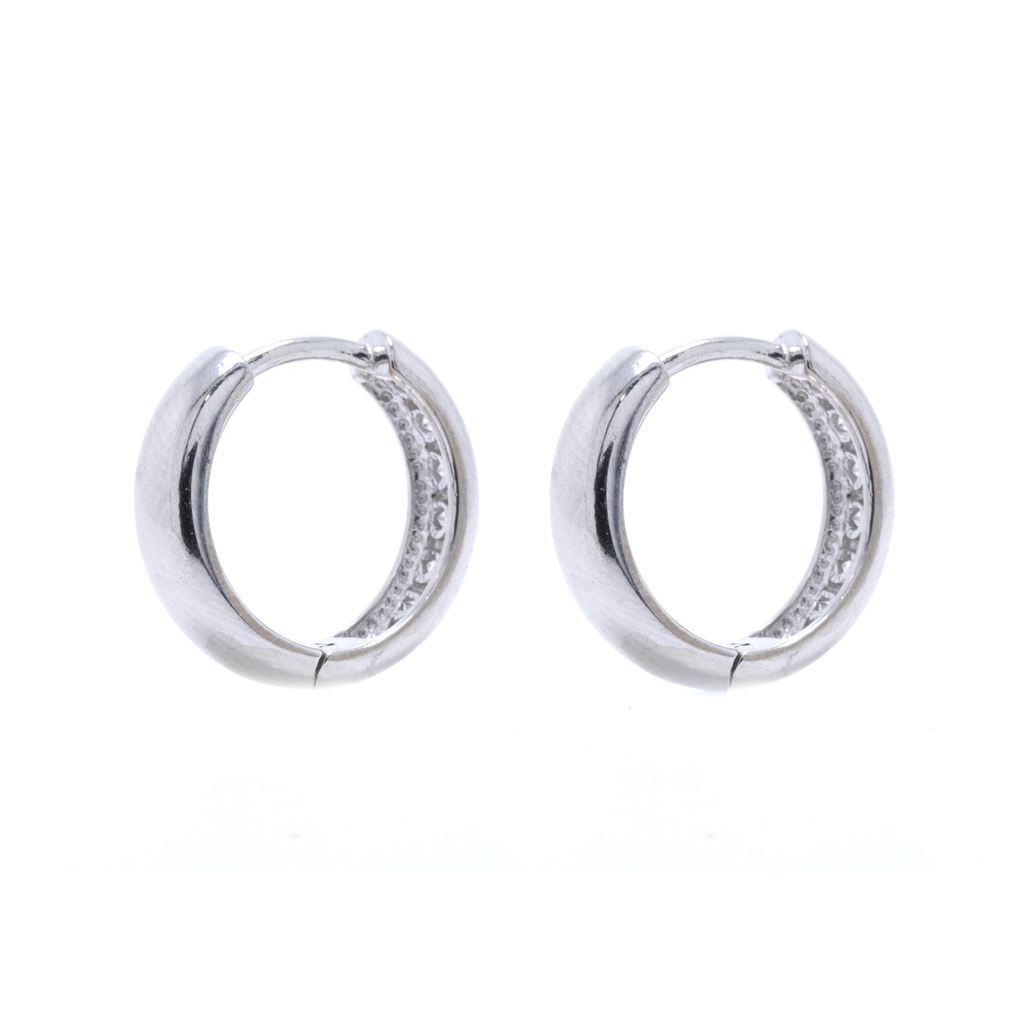 Diamond Huggy Earrings