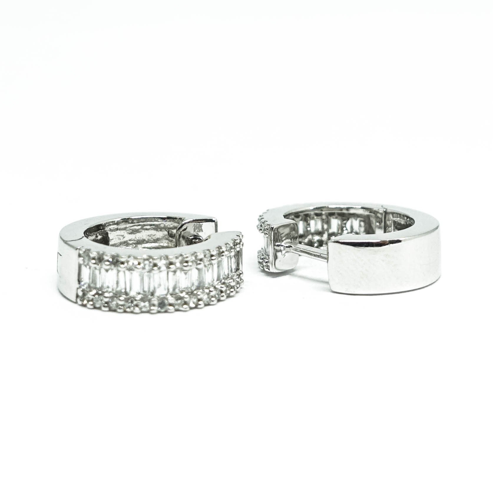 Diamond Huggy Earrings