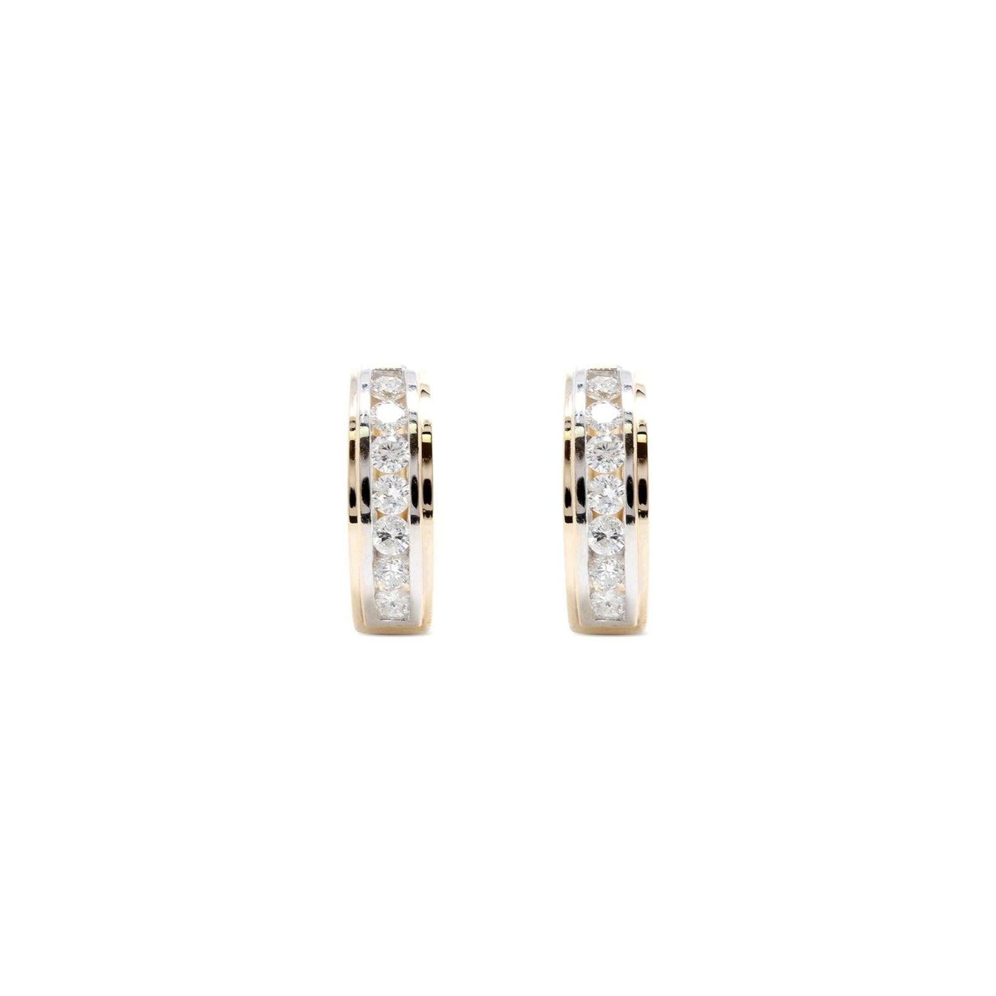 Diamond Huggy Earrings