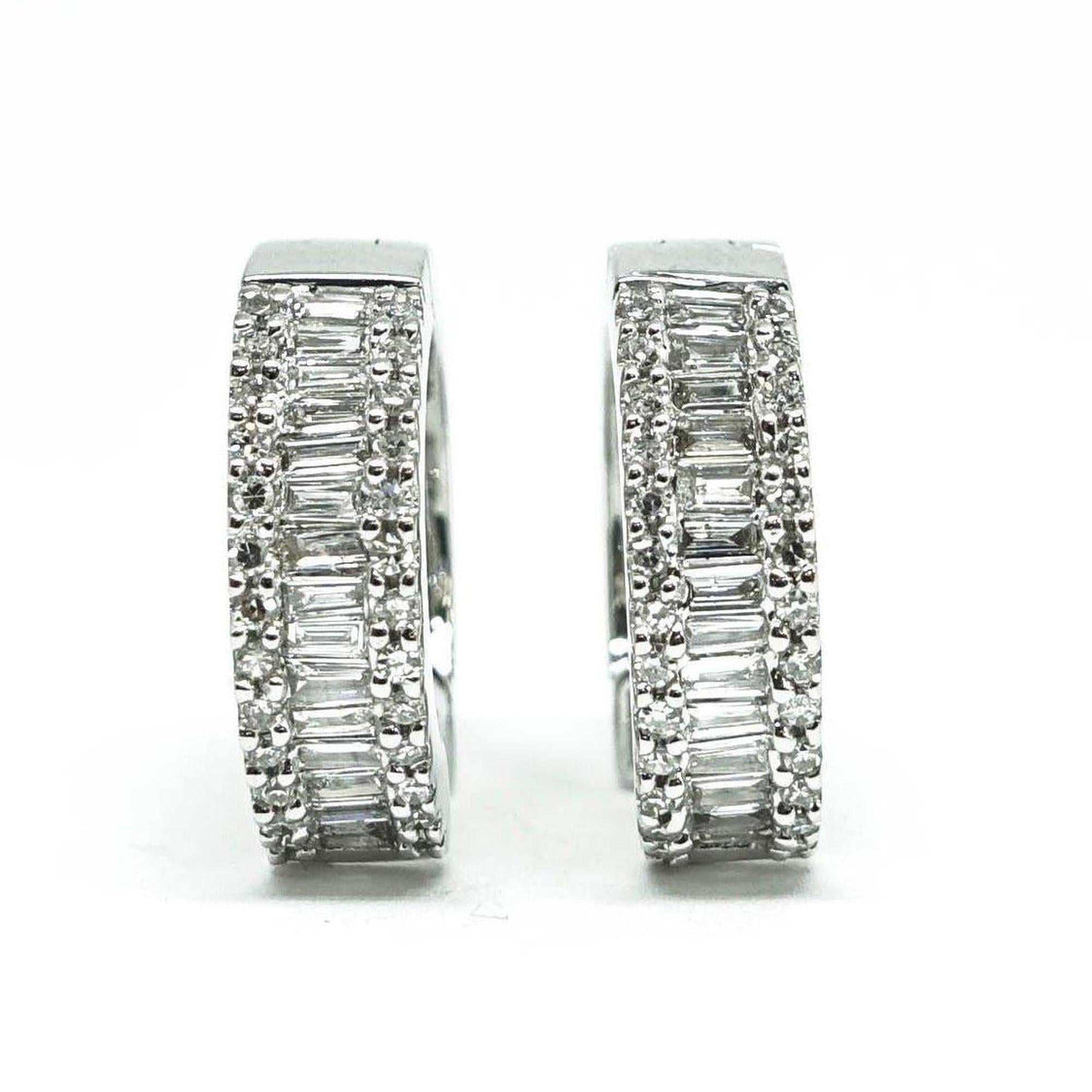 Diamond Huggy Earrings