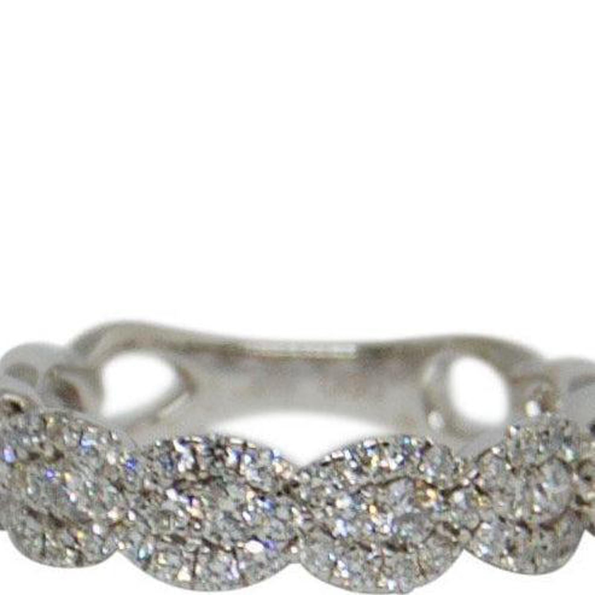 Diamond Infinity Link Band Ring