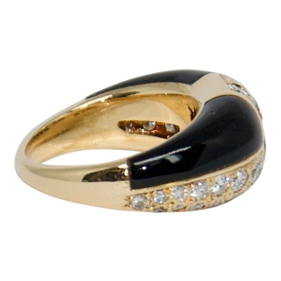 Diamond & Onyx Ring