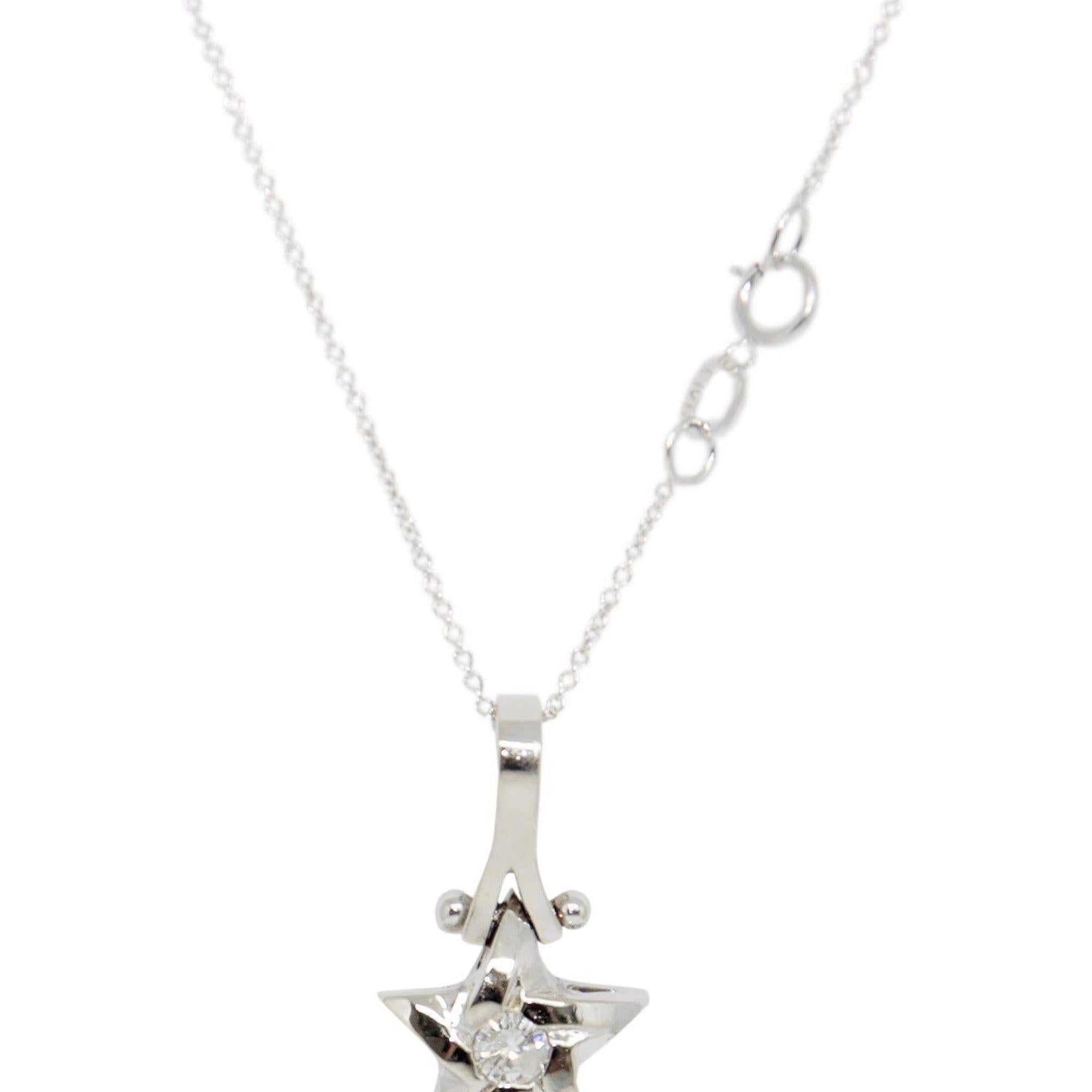 Diamond Star Pendant Necklace