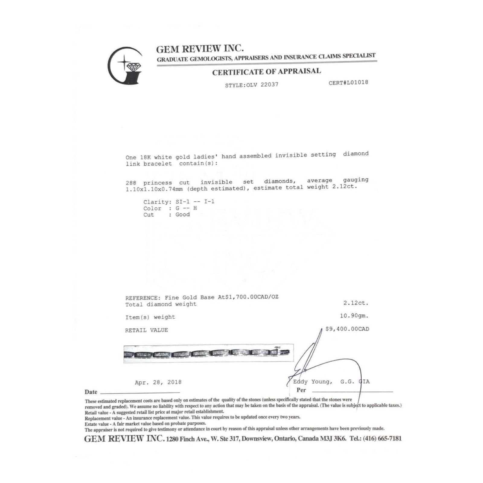 Diamond Tennis Bracelet