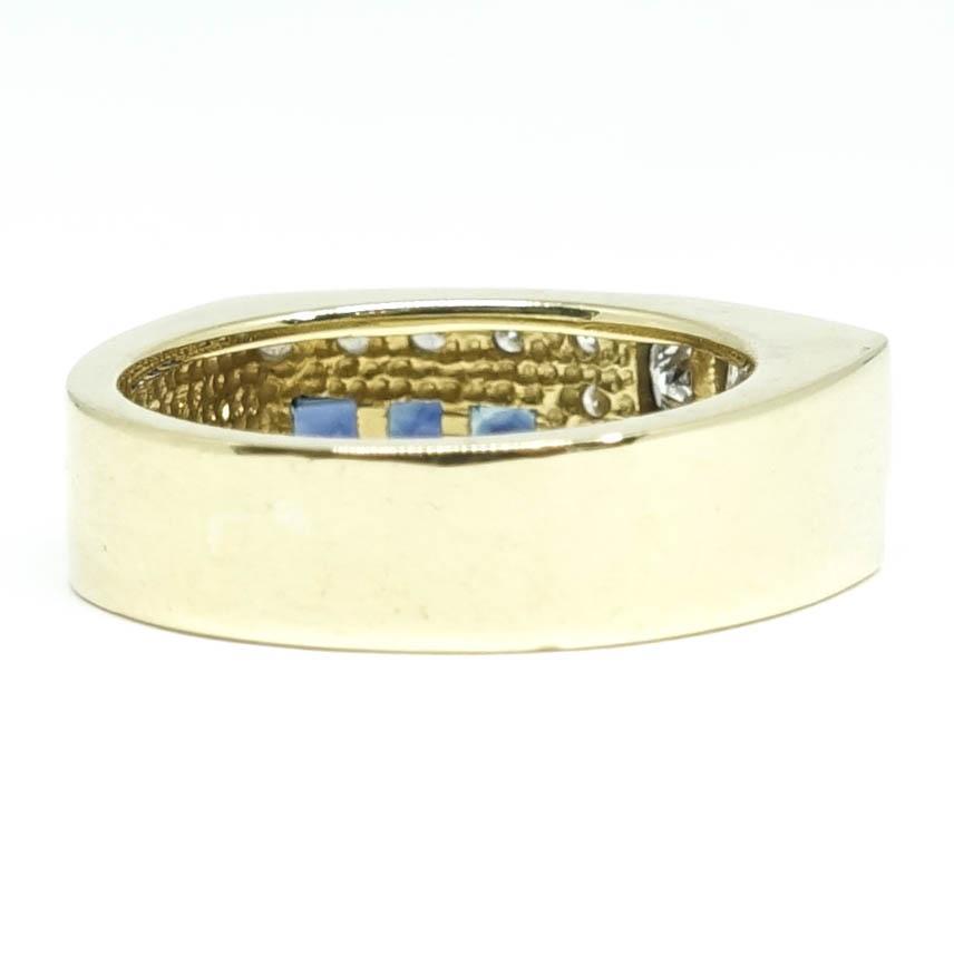 Diamond and Sapphire Ring