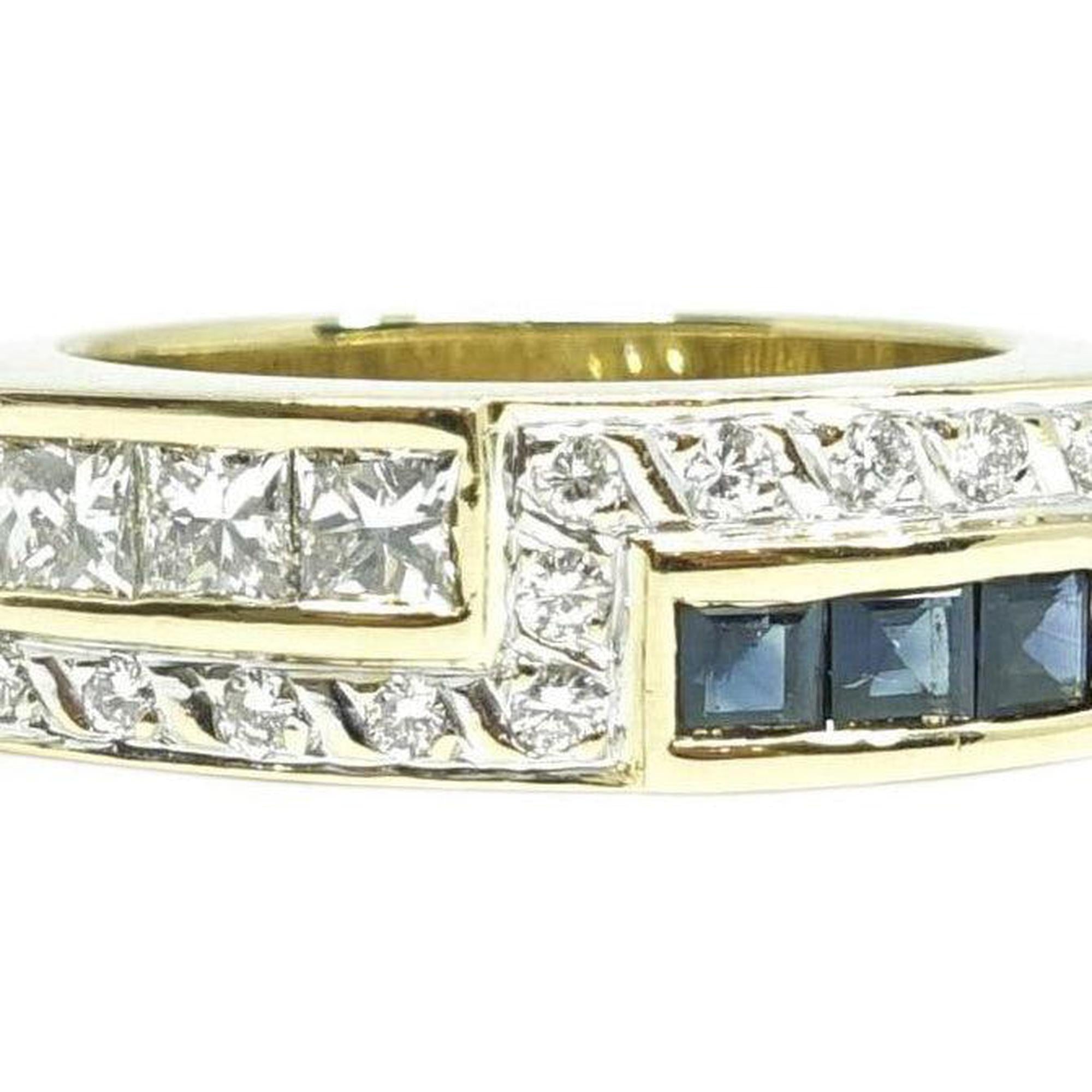 Diamond and Sapphire Ring