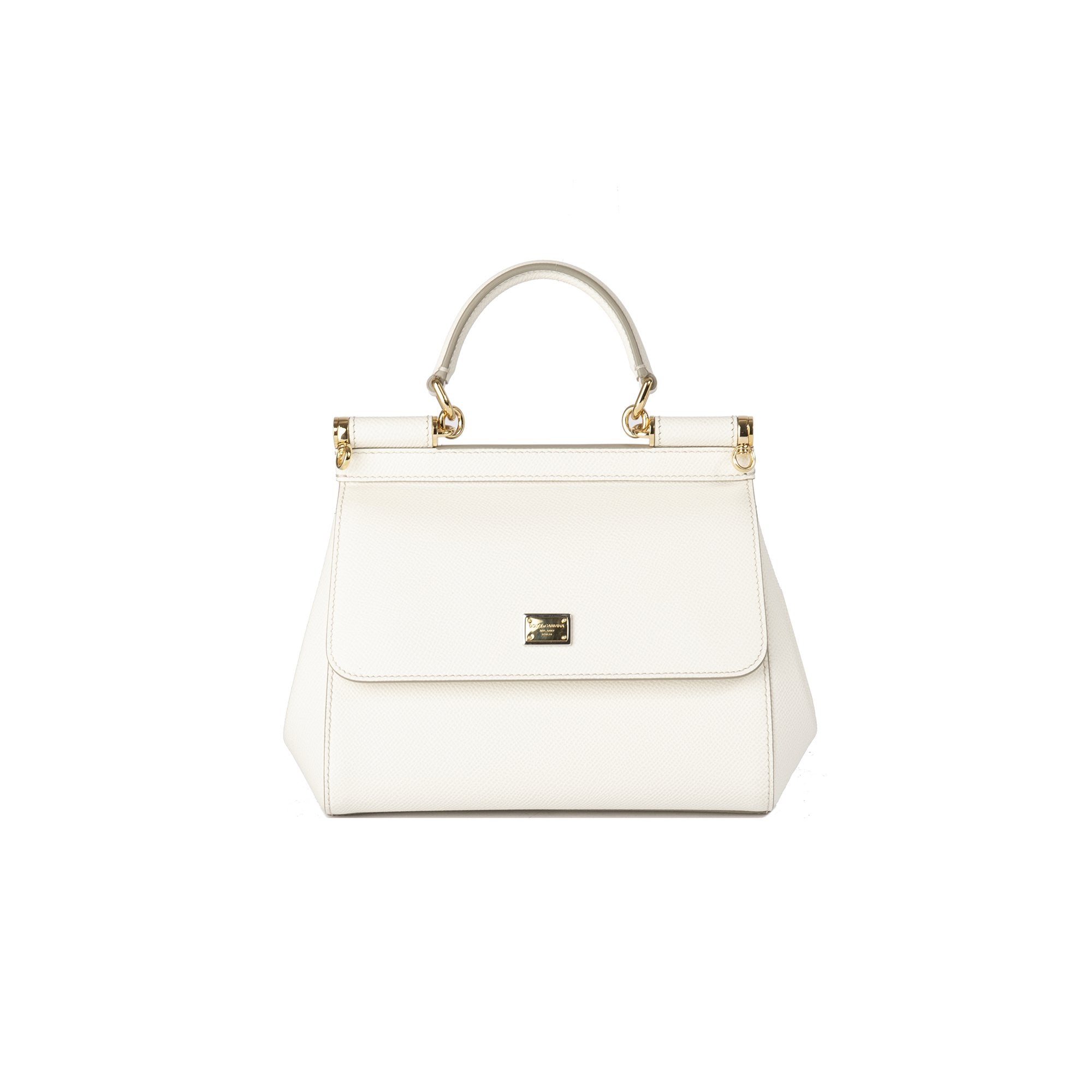 Dolce & Gabbana Small Dauphine Leather Sicily Bag
