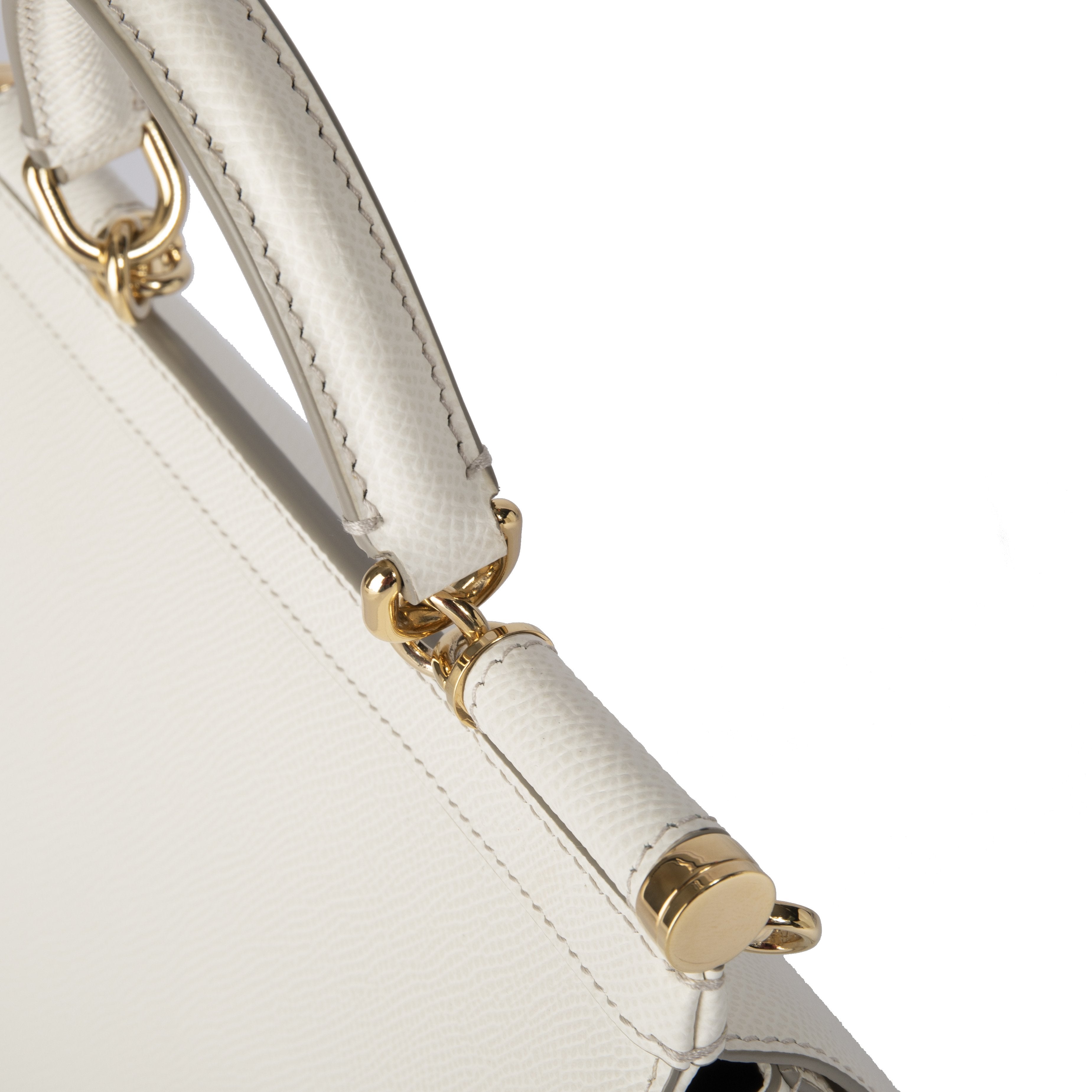 Dolce & Gabbana Small Dauphine Leather Sicily Bag