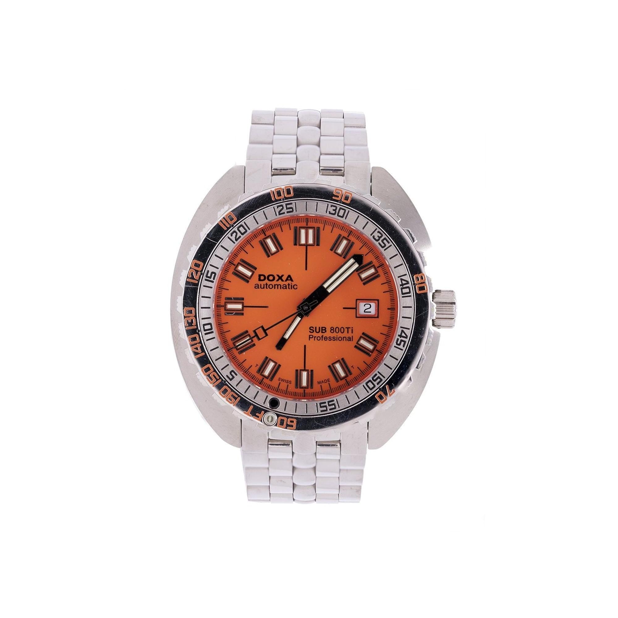 Doxa Sub 800Ti Professional Limited Edition Watch w/ Box