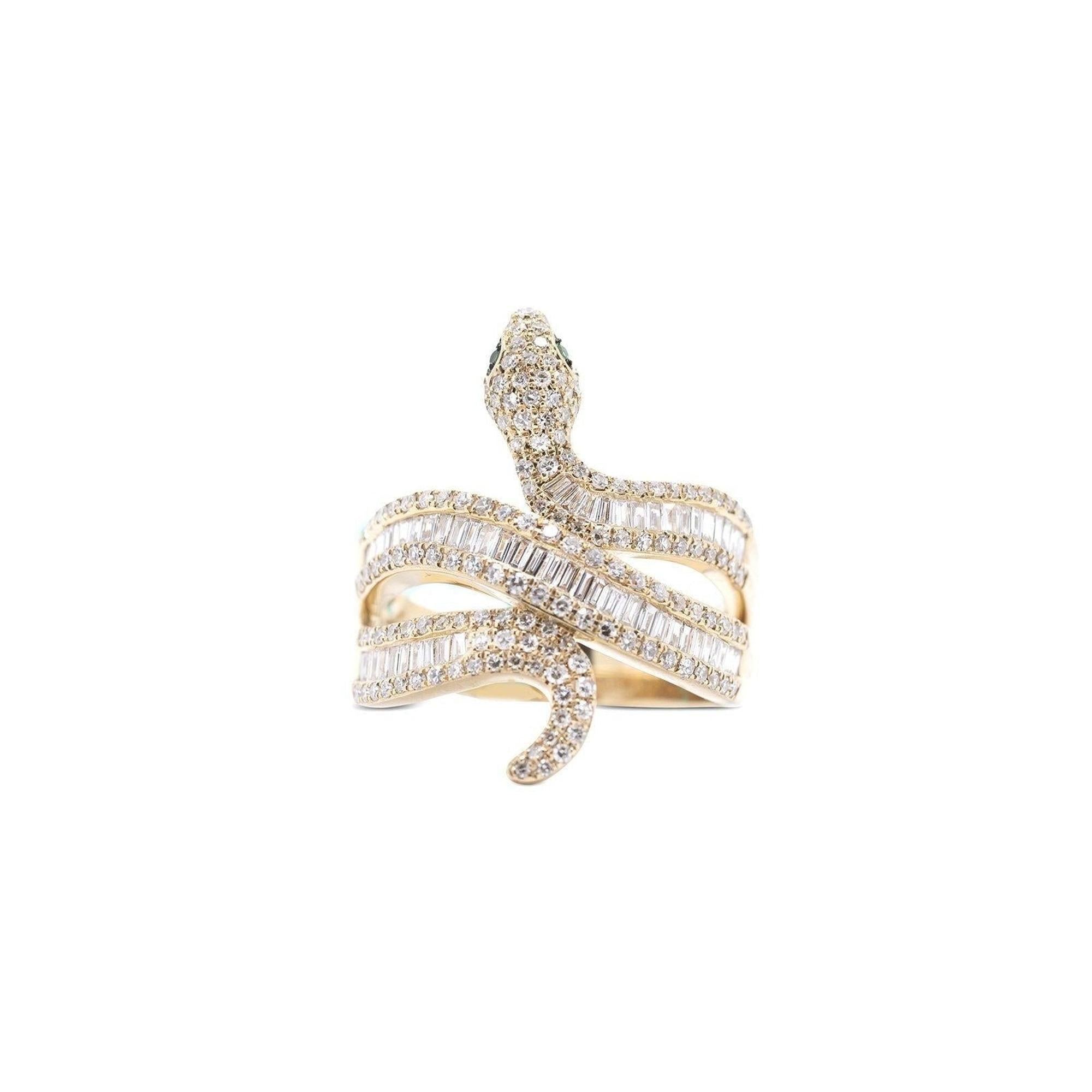 EFFY Safari Snake Diamond Ring w/ Box