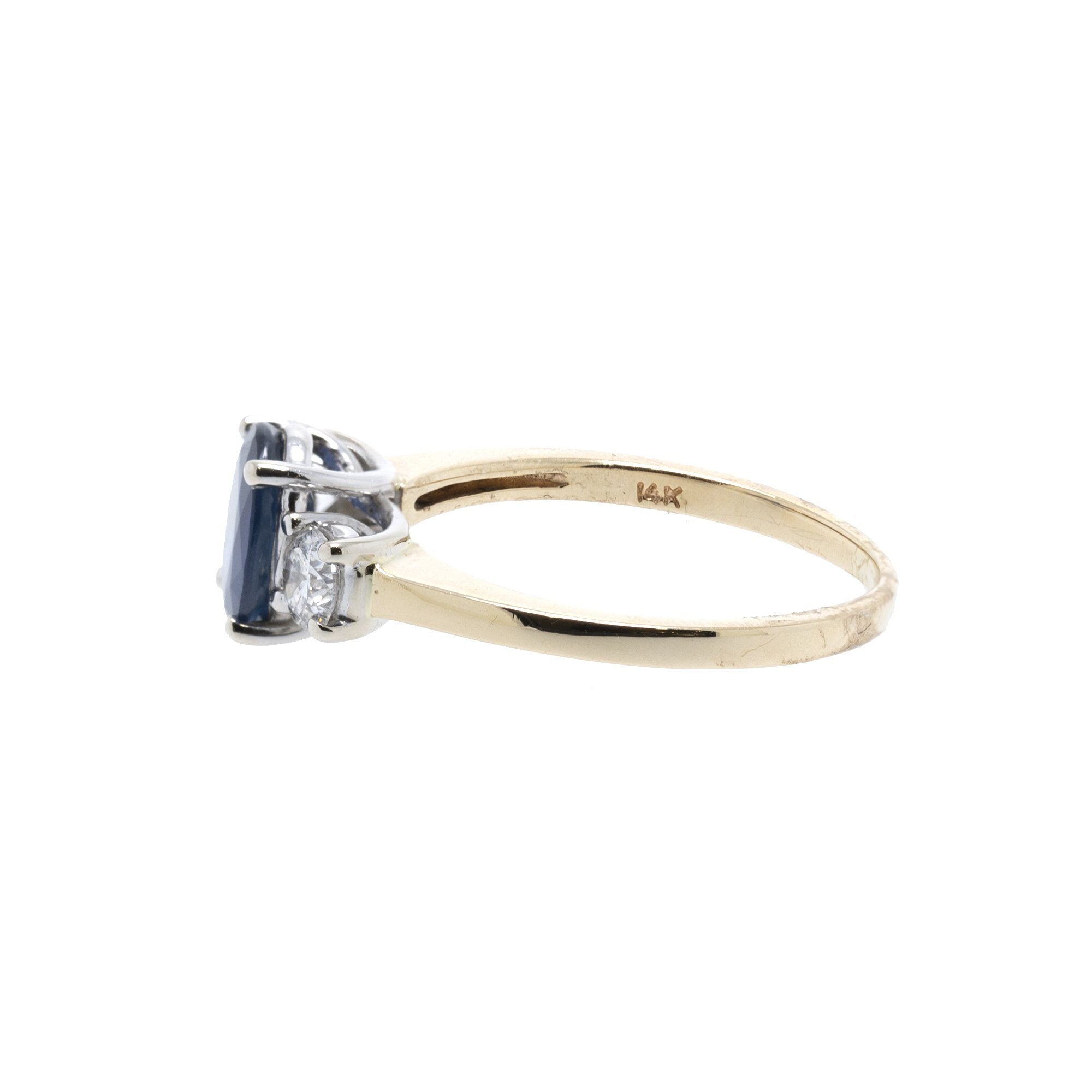 Effy Blue Sapphire and Diamond Cocktail Ring