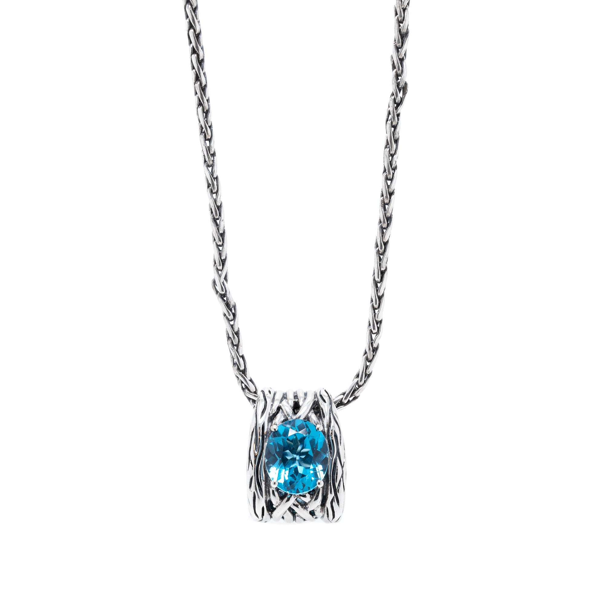 Effy Blue Topaz Lagoon Pendant Necklace