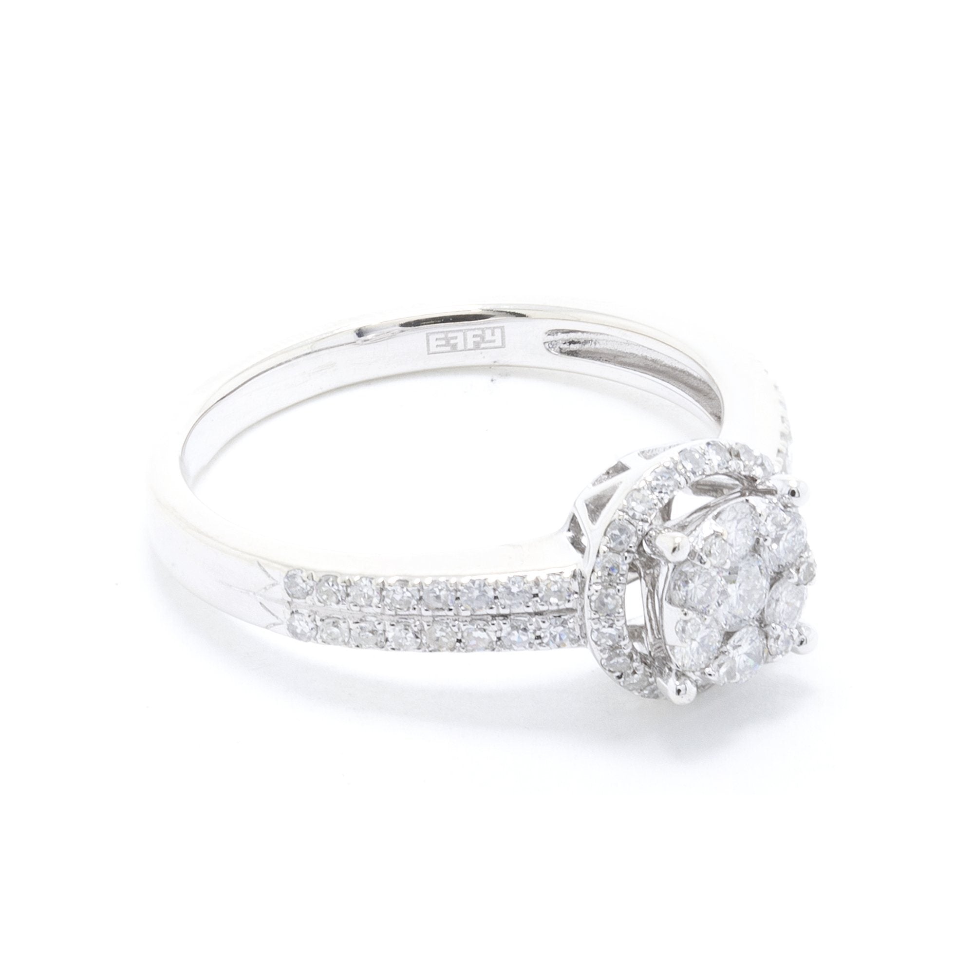 Effy Diamond Cluster Engagement Ring