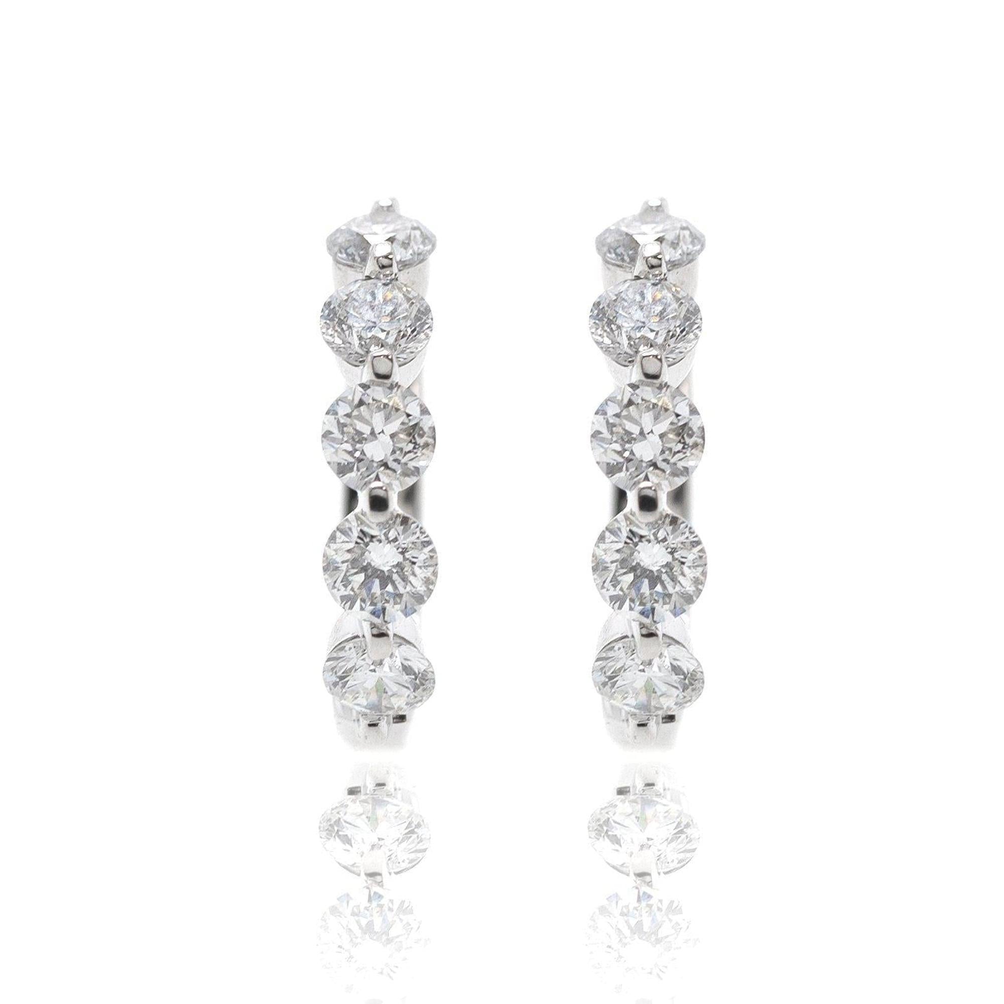 Effy Diamond Huggie Earrings