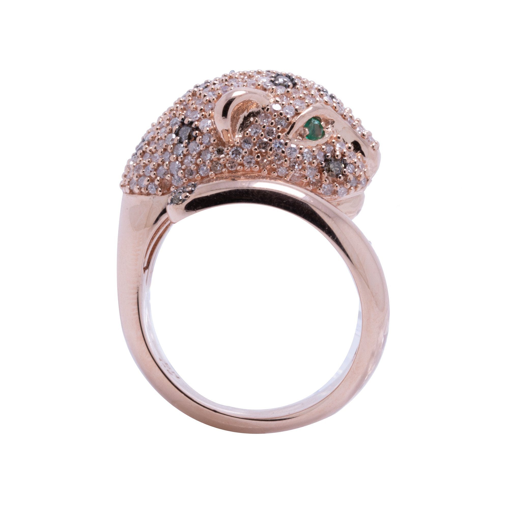 Effy Rose Gold and Diamond Panther Ring