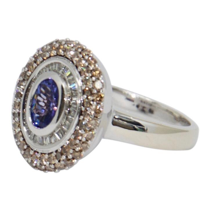 Effy Tanzanite and Diamond Ring
