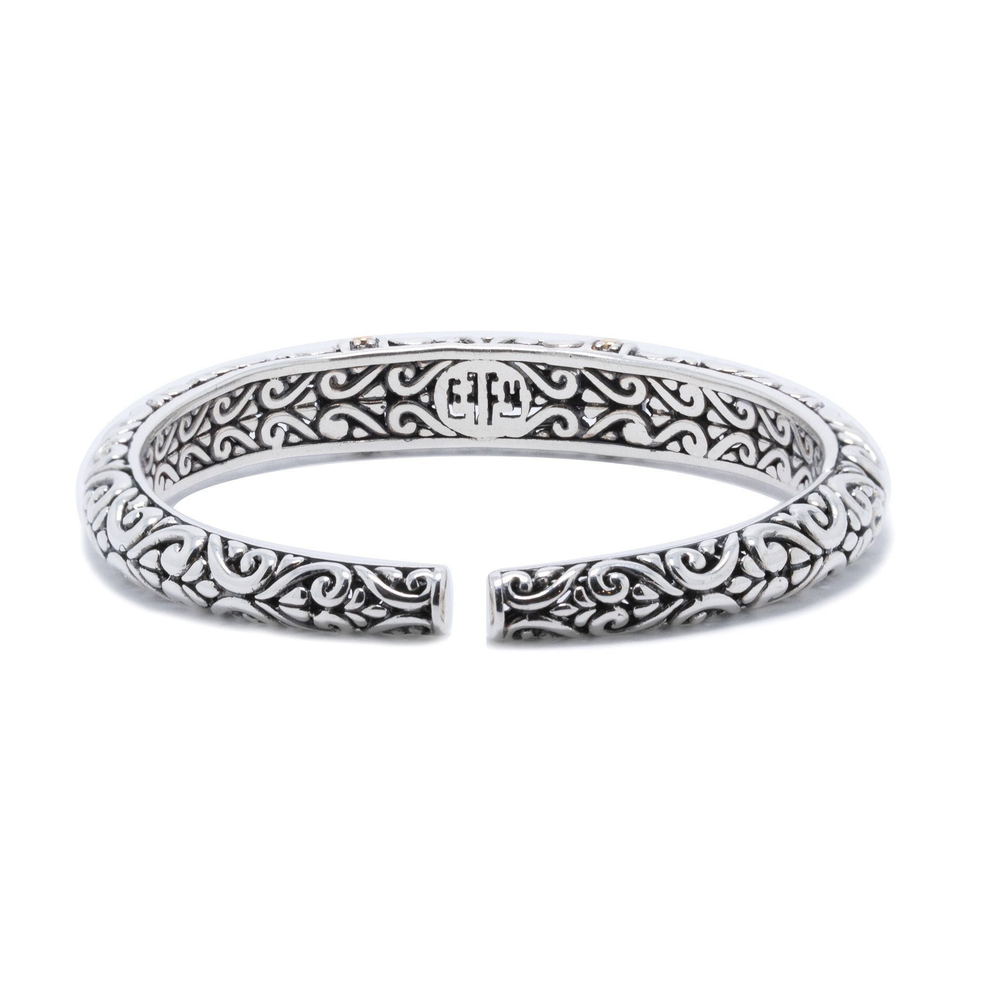 Effy Two-Tone Diamond Bangle Bracelet