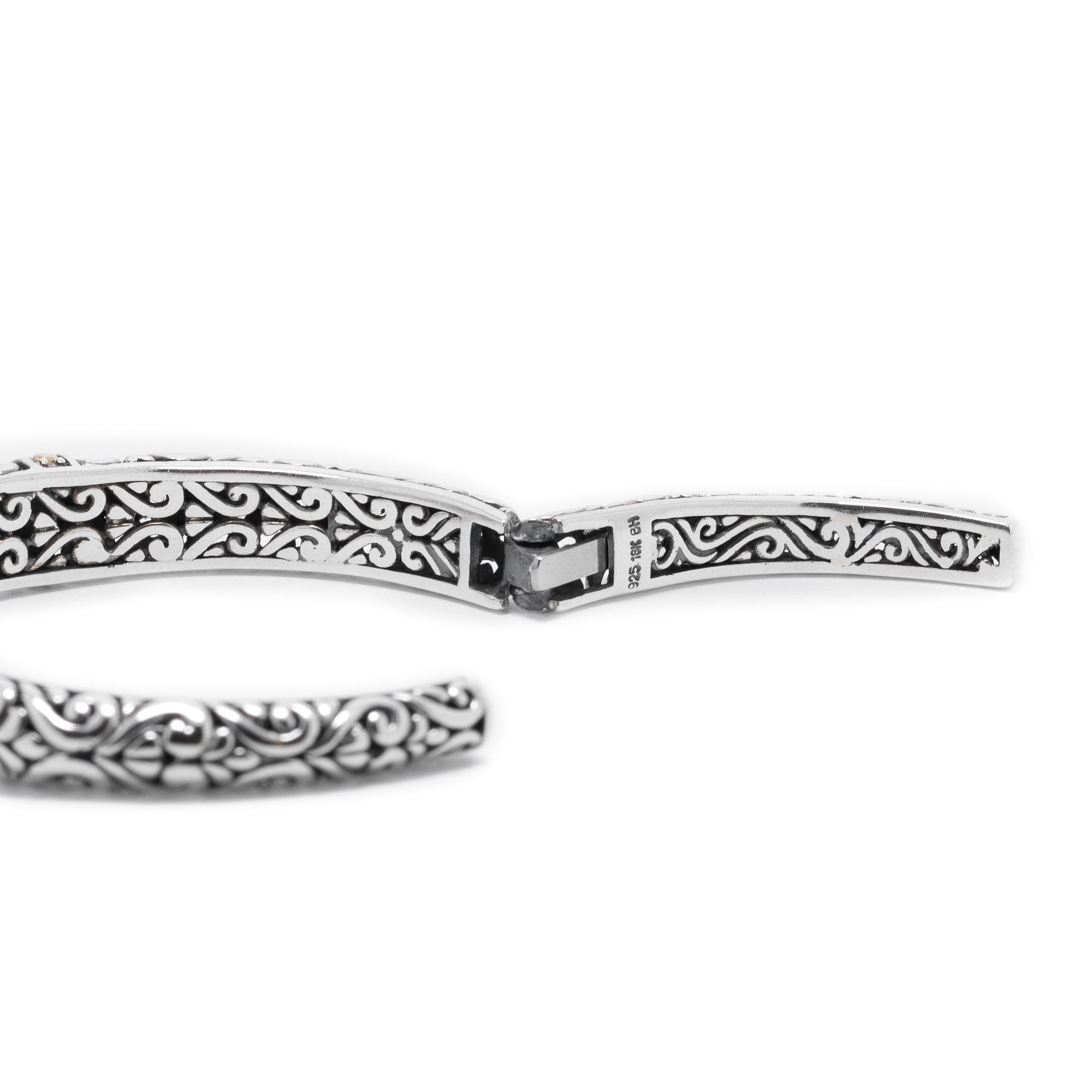 Effy Two-Tone Diamond Bangle Bracelet