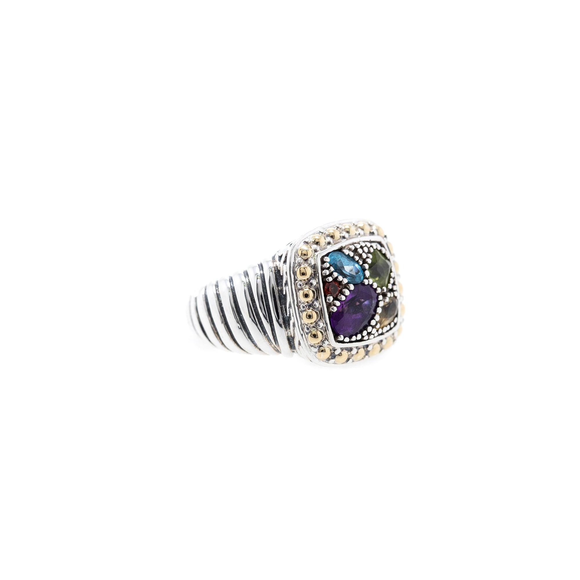 Effy Two-Tone Multi-Stone Balissima Cocktail Ring