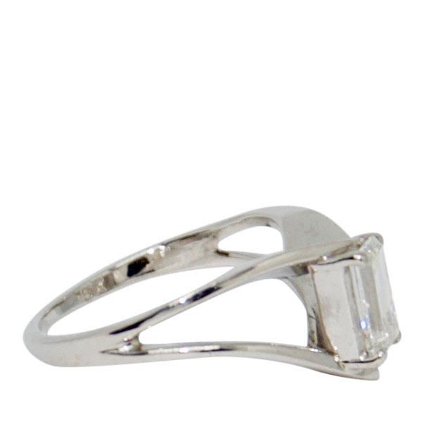 Emerald Cut Diamond Engagement Ring