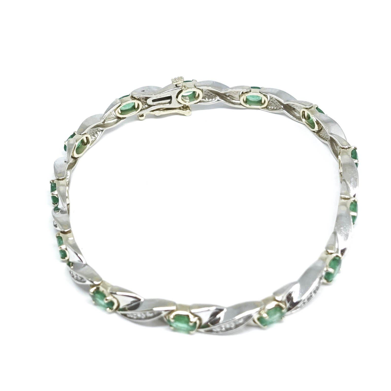 Emerald and Diamond Bracelet
