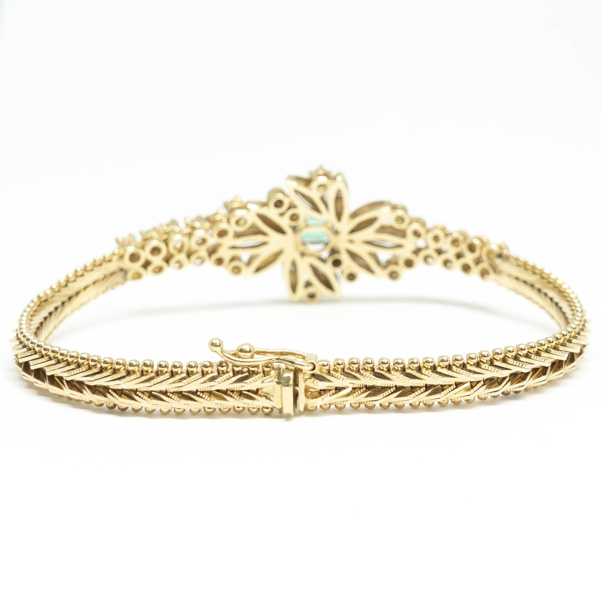 Emerald and Diamond Bracelet