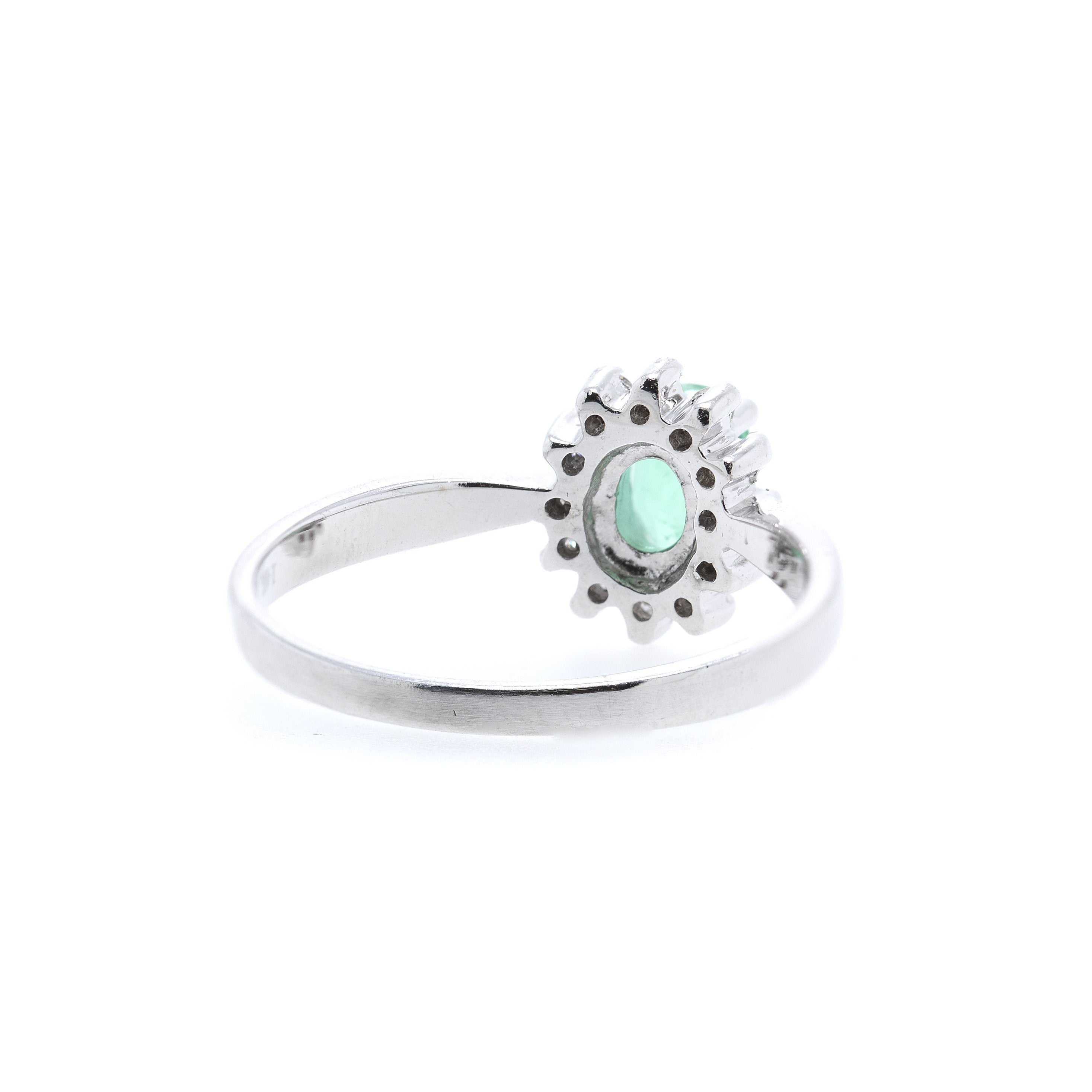 Emerald and Diamond Ring