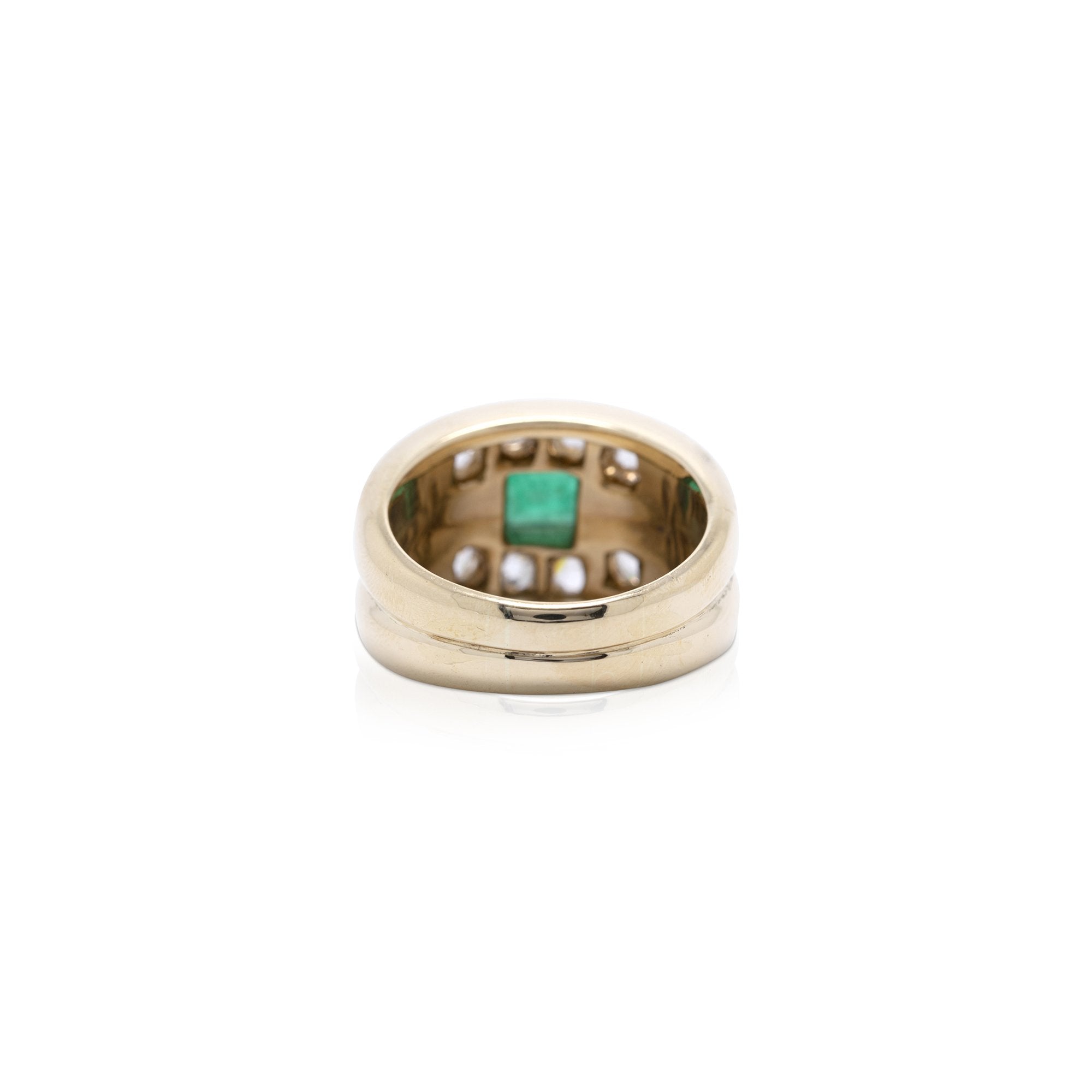 Emerald and Diamond Ring