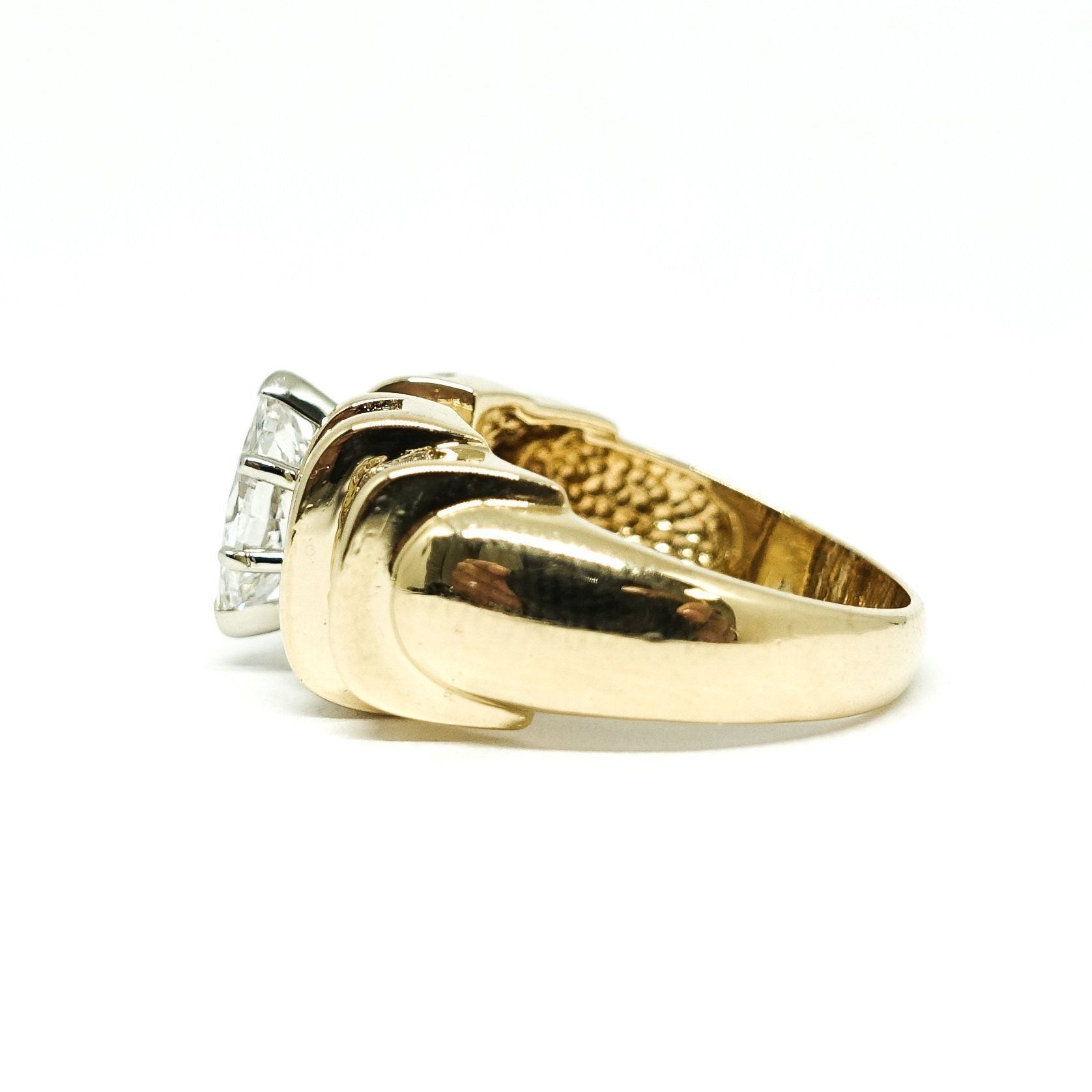 Estate 1.01ct Marquise Diamond Engagement Ring