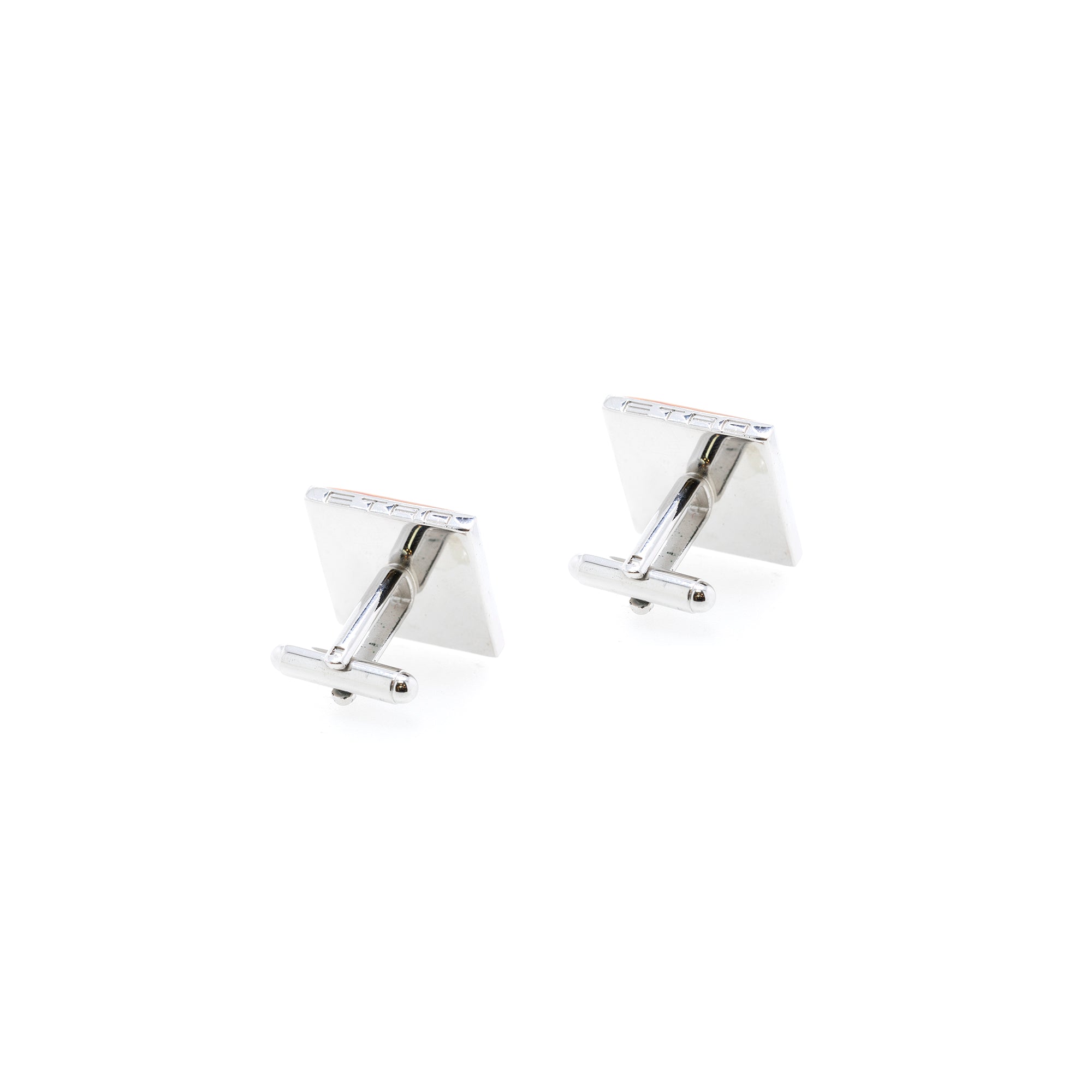 Etro Square Enamel Cufflinks w/ Box