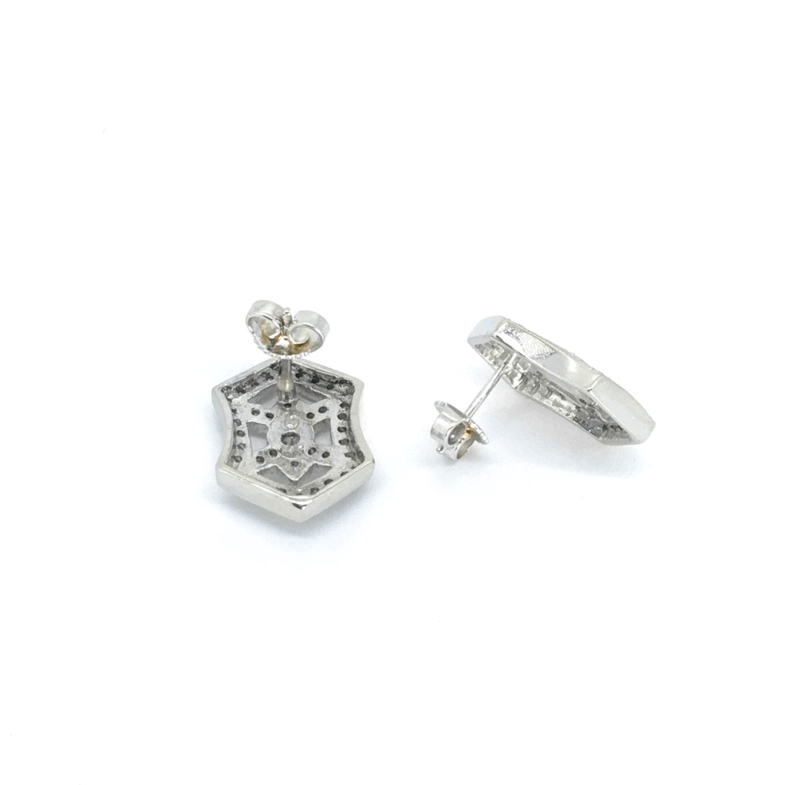Fancy Design Diamond (0.87 TCW) Earrings