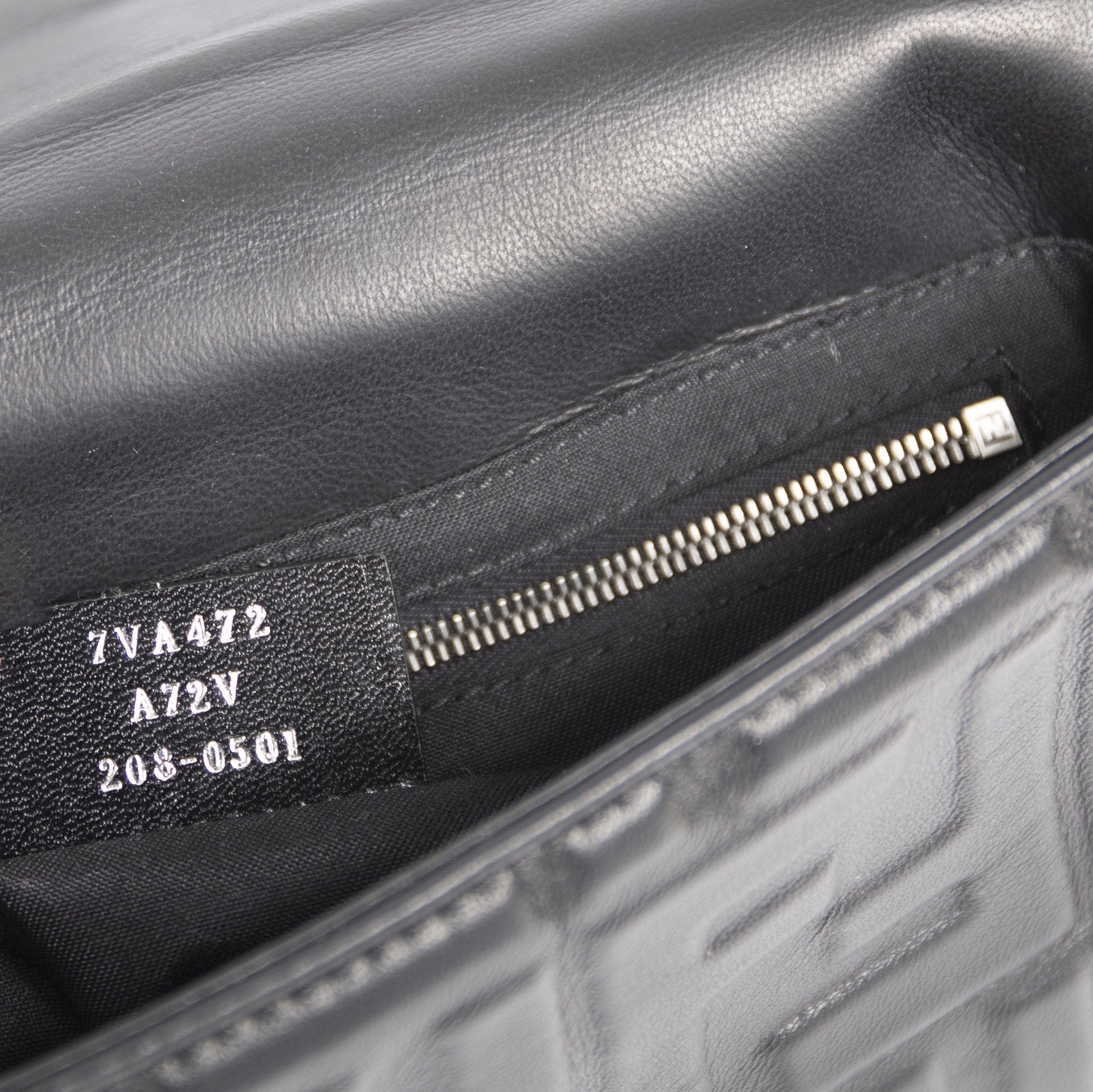 Fendi 2020 FF Zucca Logo Baguette Bag w/ Box