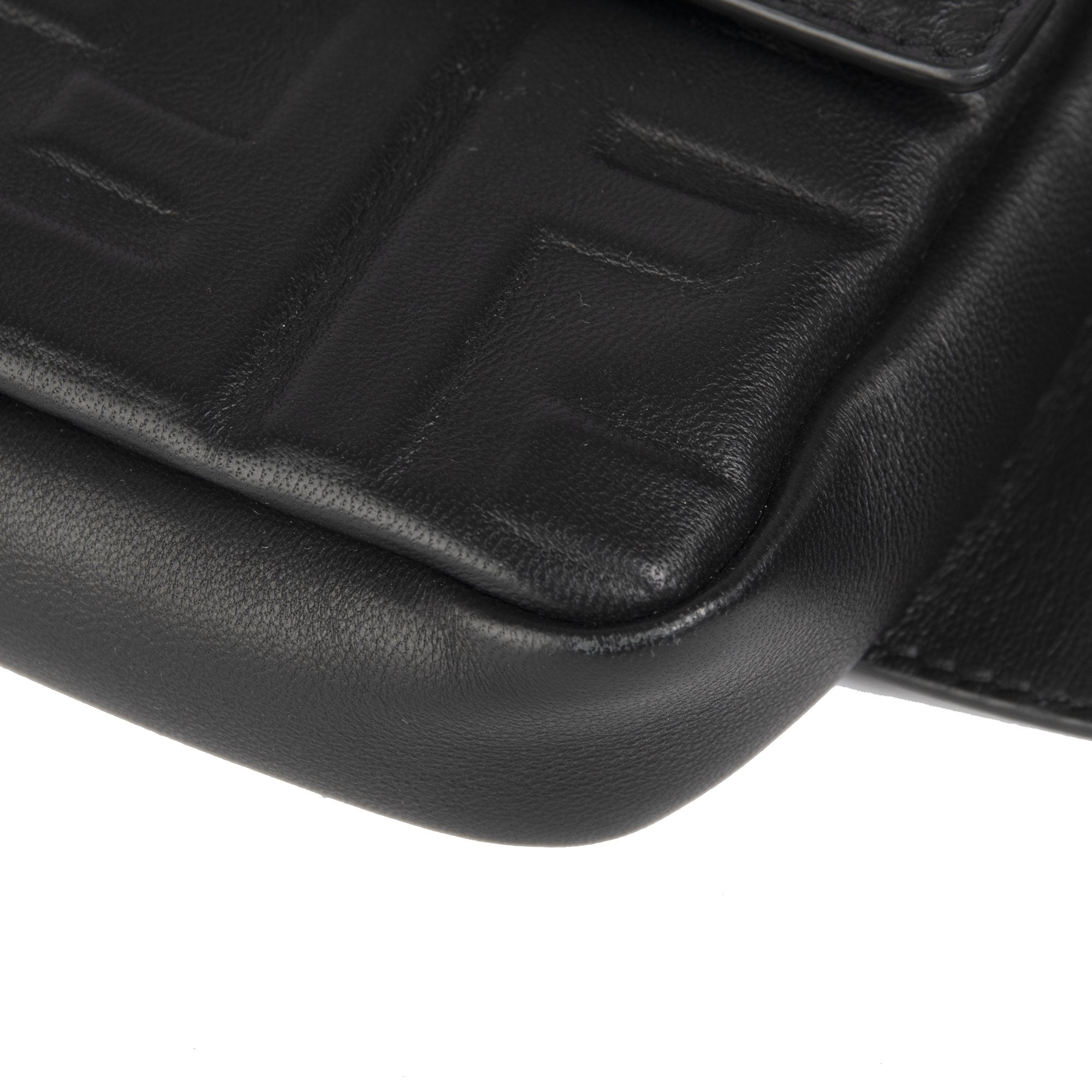 Fendi 2020 FF Zucca Logo Baguette Bag w/ Box