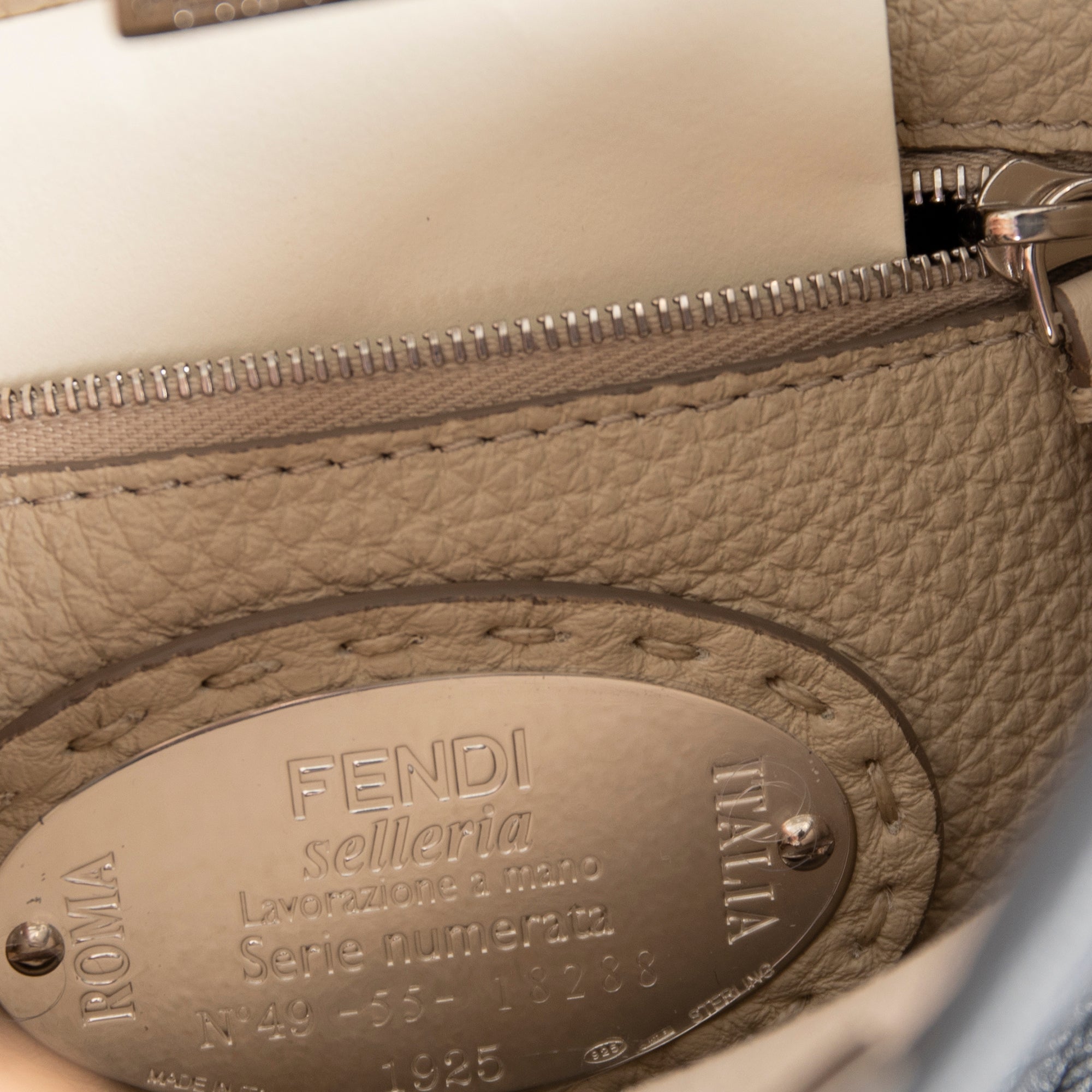 Fendi 2021 Mini Selleria Peekaboo Bag