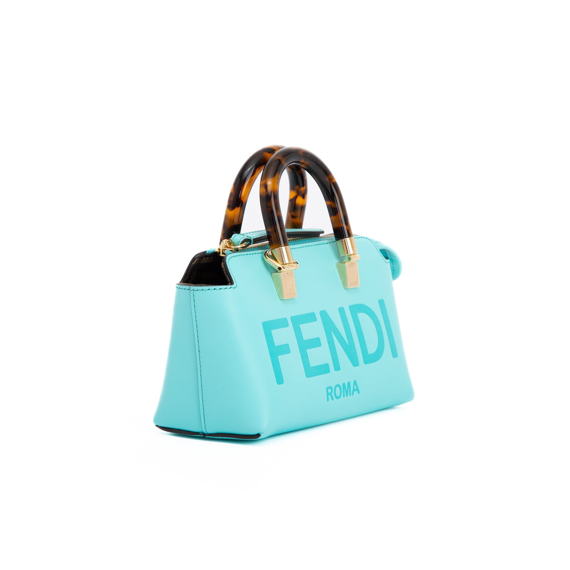 Fendi 2023 Mini By the Way Boston Bag w/ Strap, Box & Receipt