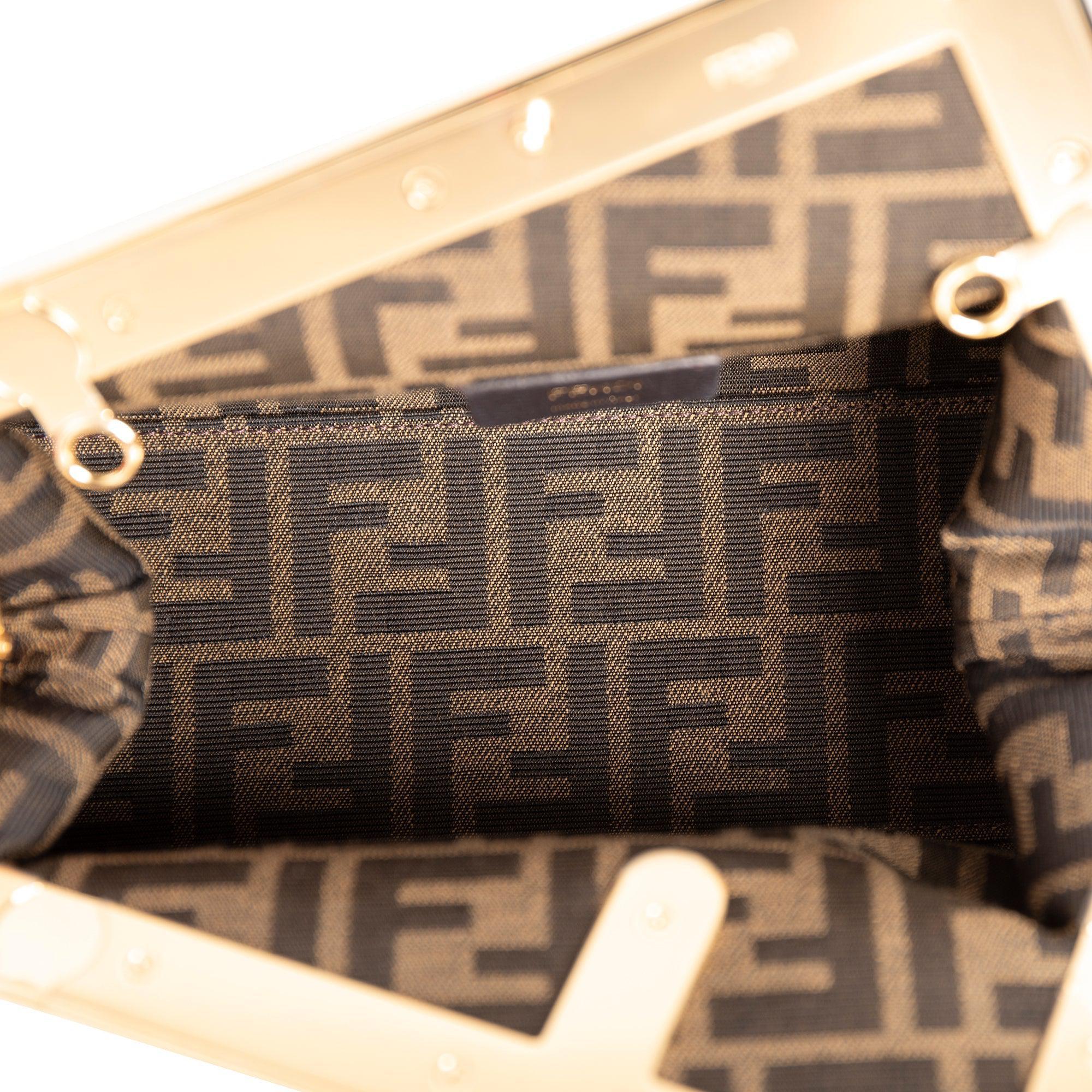 Fendi Brown Small Fendi First Bag w/ Box