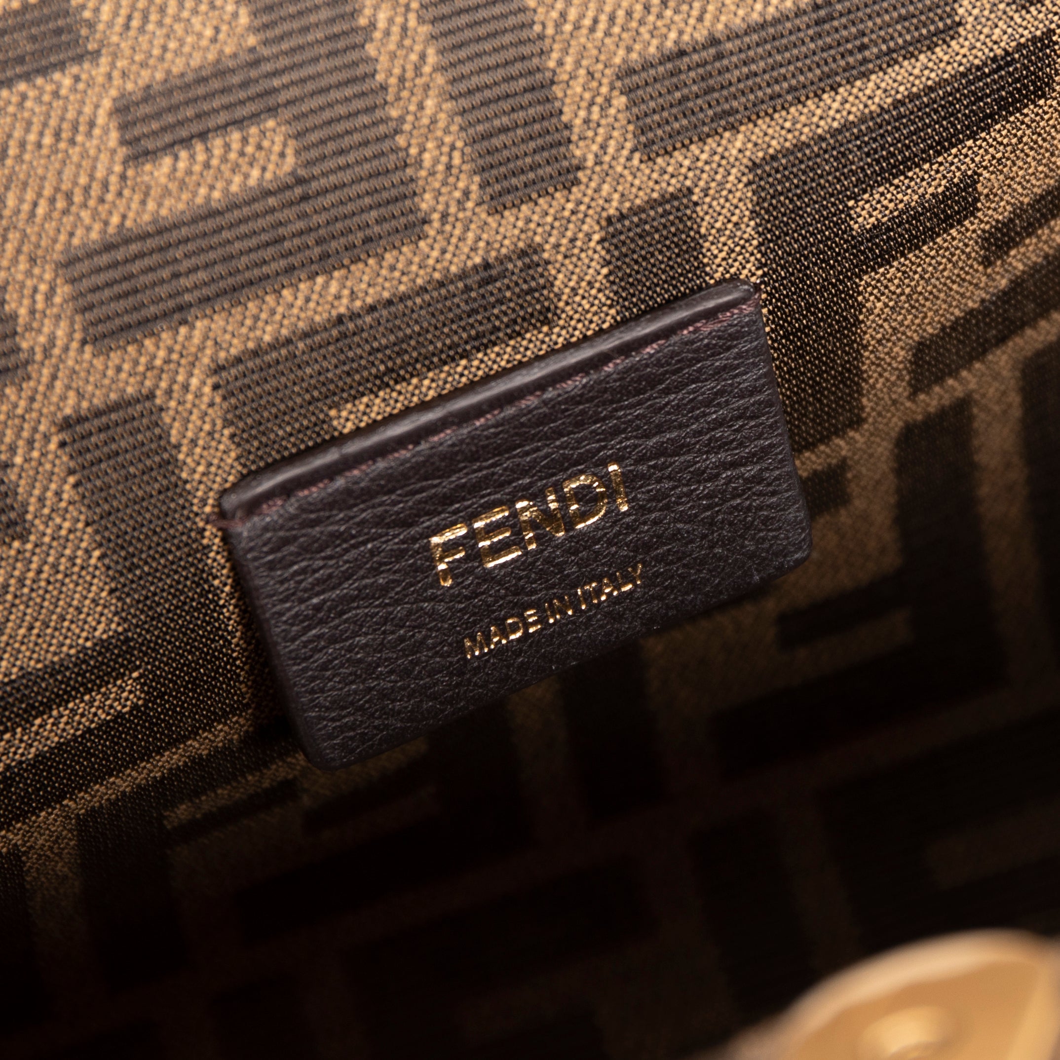 Fendi Brown Small Fendi First Bag w/ Box