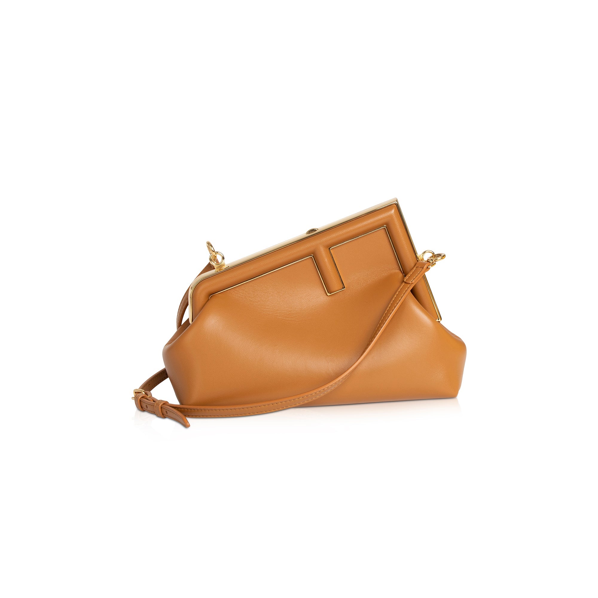 Fendi Brown Small Fendi First Bag w/ Box