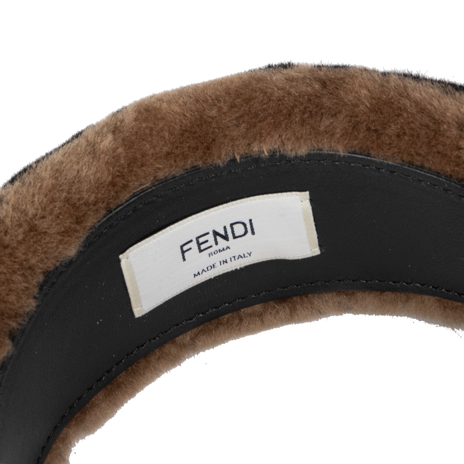 Fendi FF Shearling Hair Band