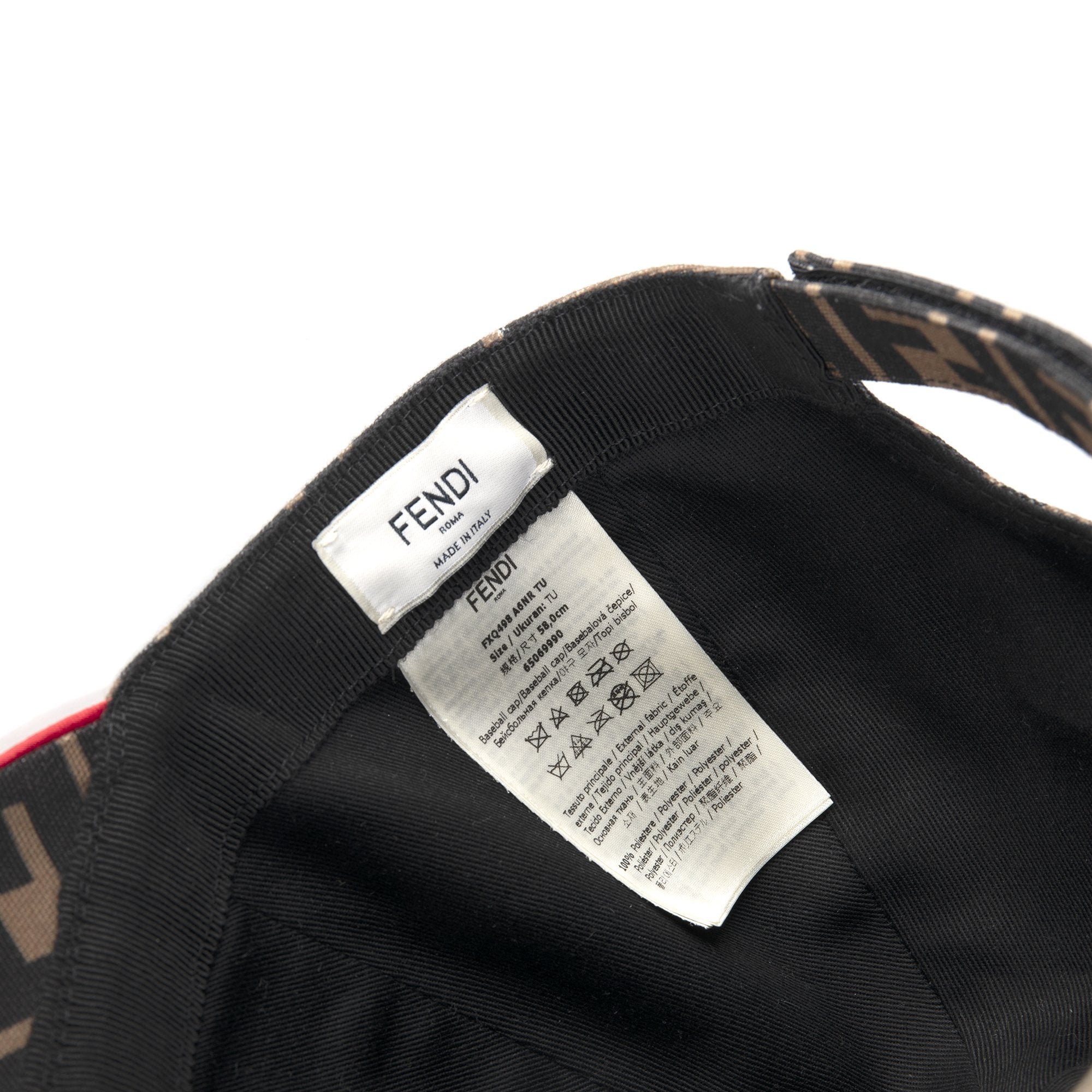 Fendi Fendirama Zucca FF Cap