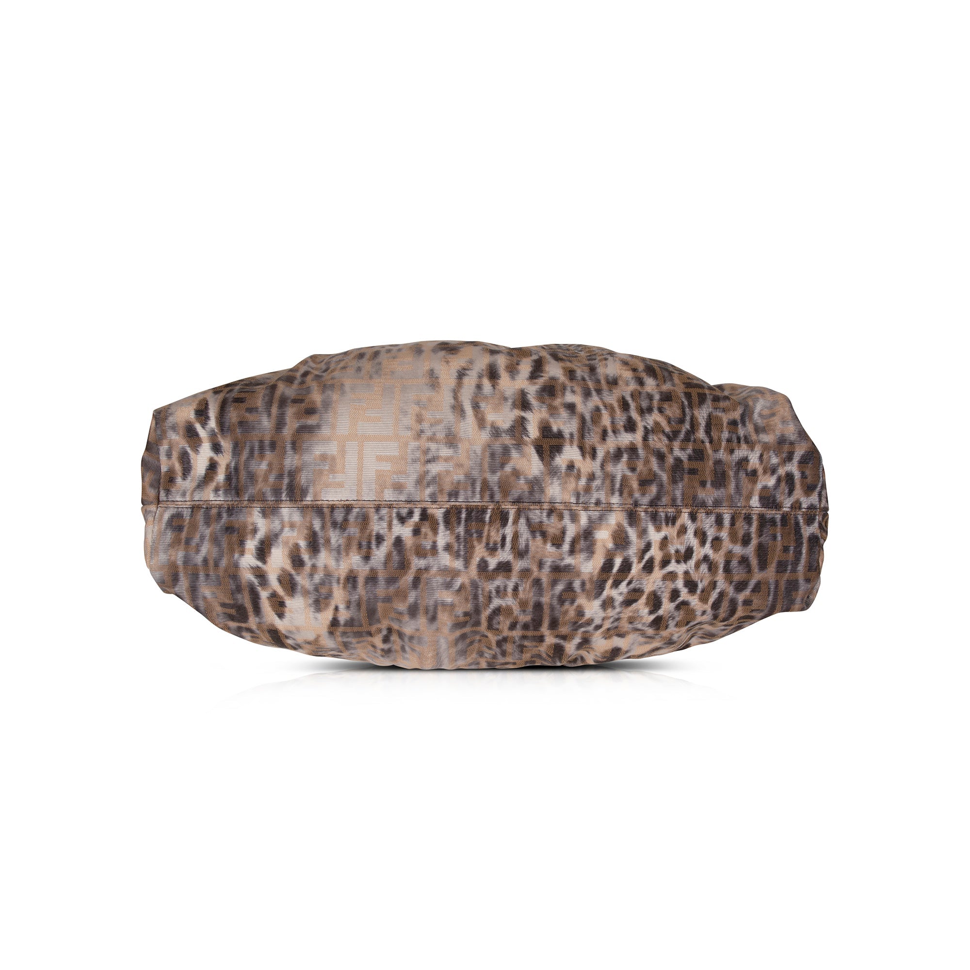 Fendi Large Lizard-Trimmed Zucca Chef Tote