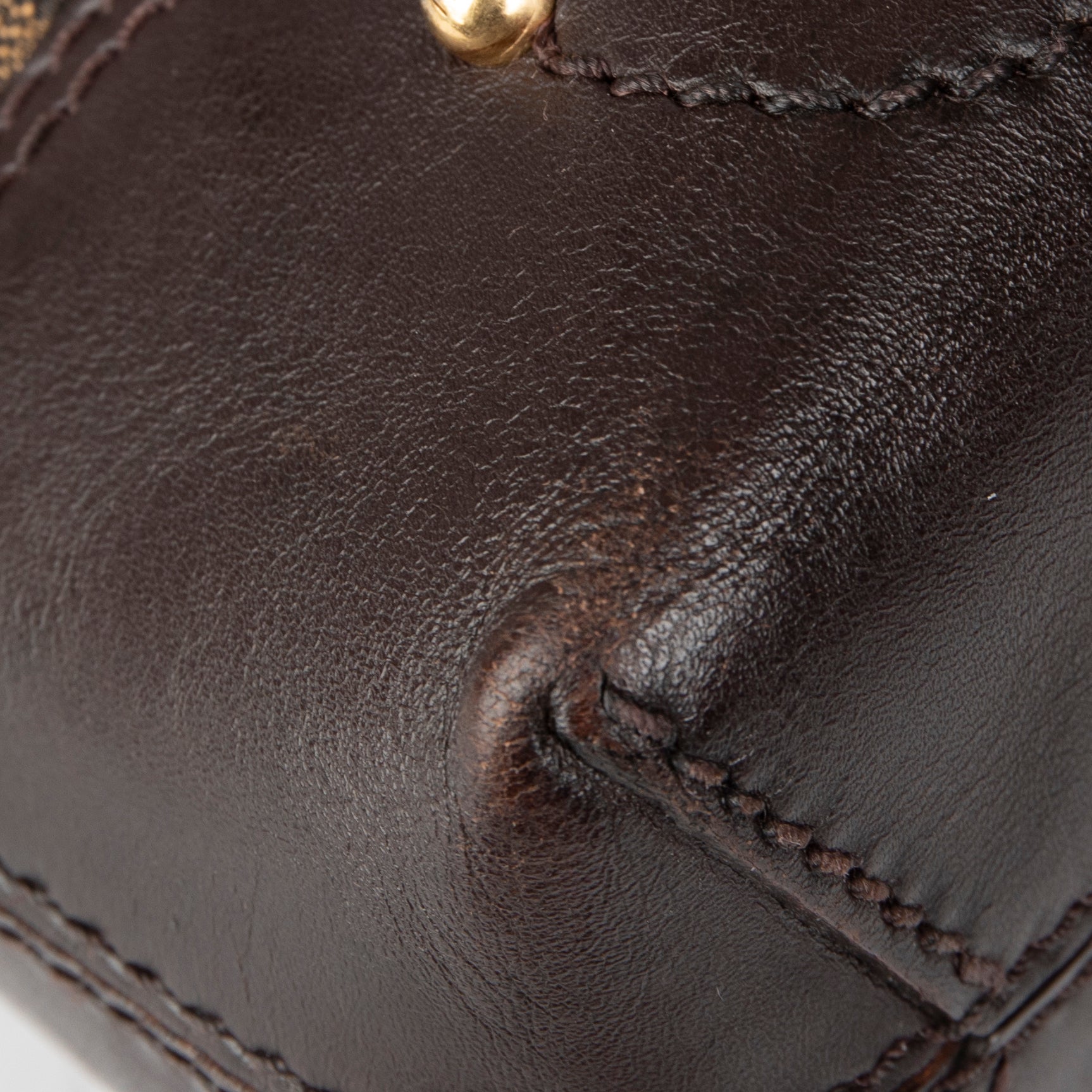 Fendi Leather-Trimmed FF Zucca Tote